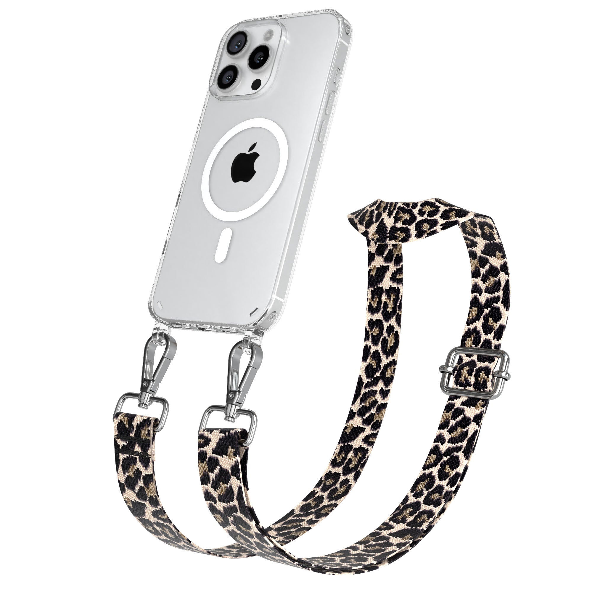 iPhone 16 Pro Max Handykette mit MagSafe Boho Band verstellbar