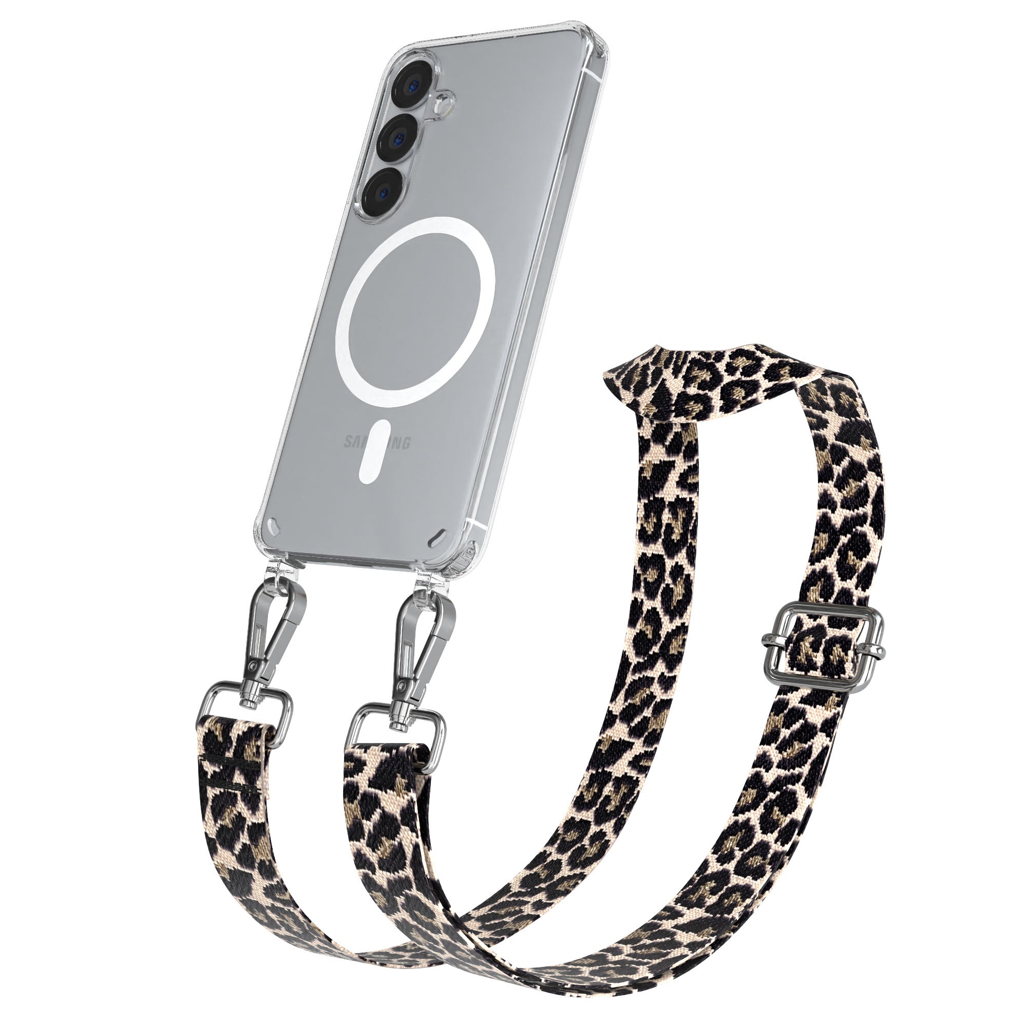 Galaxy S25 Serie MagSafe Hülle + Boho Band Animal Print