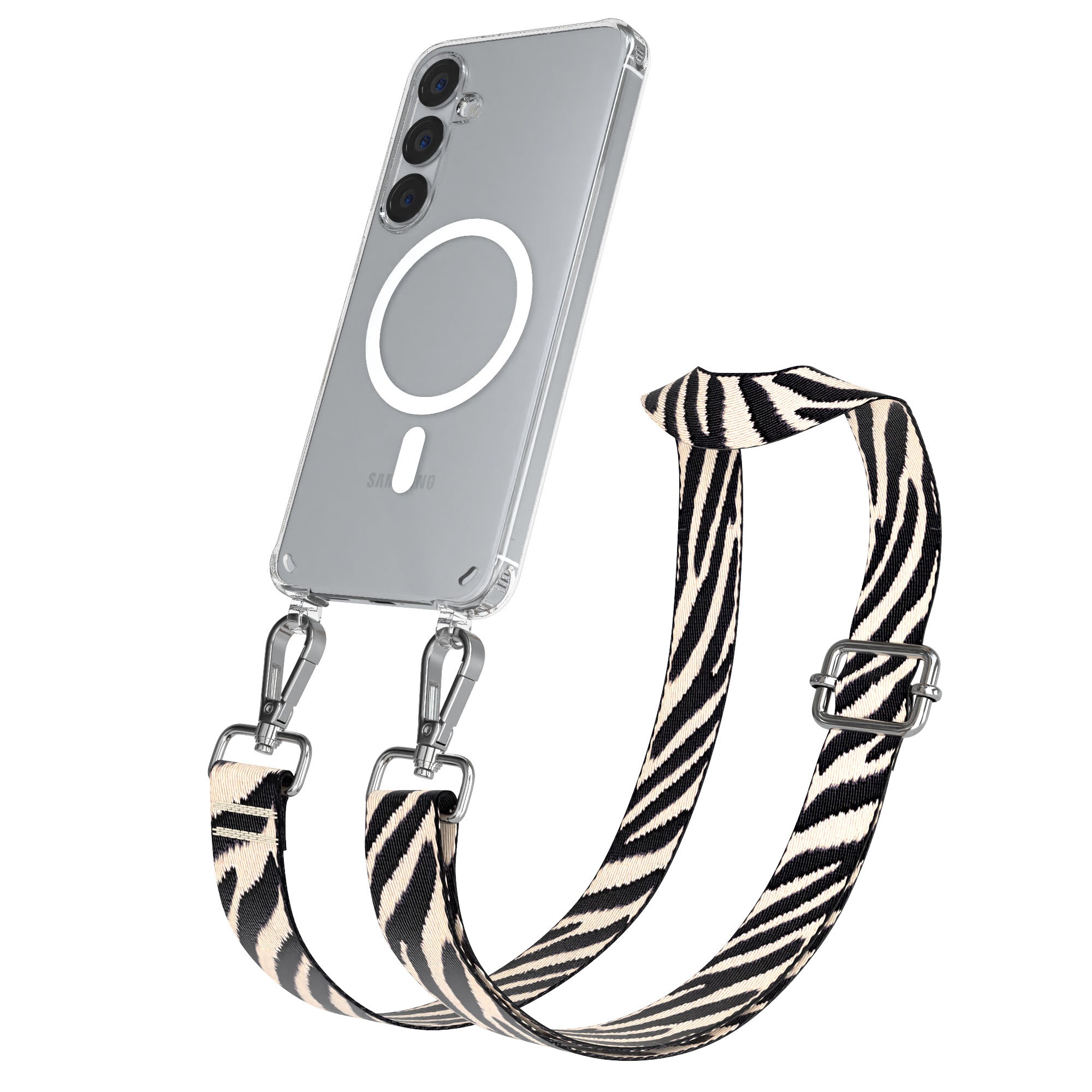 Samsung Galaxy S25 Plus MagSafe Handykette mit verstellbarem Boho Band Set