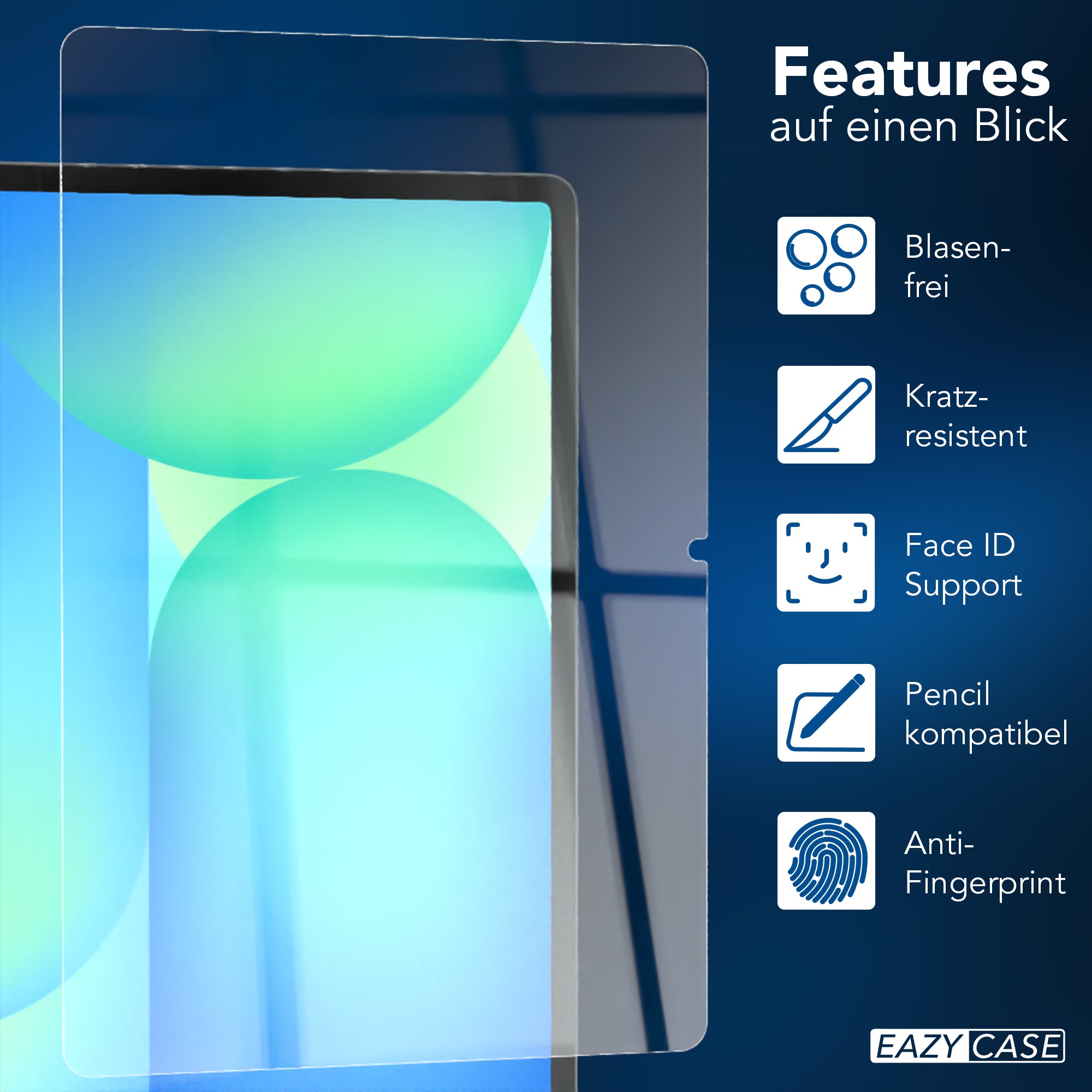 Galaxy Tab S10 FE Plus Glasfolie