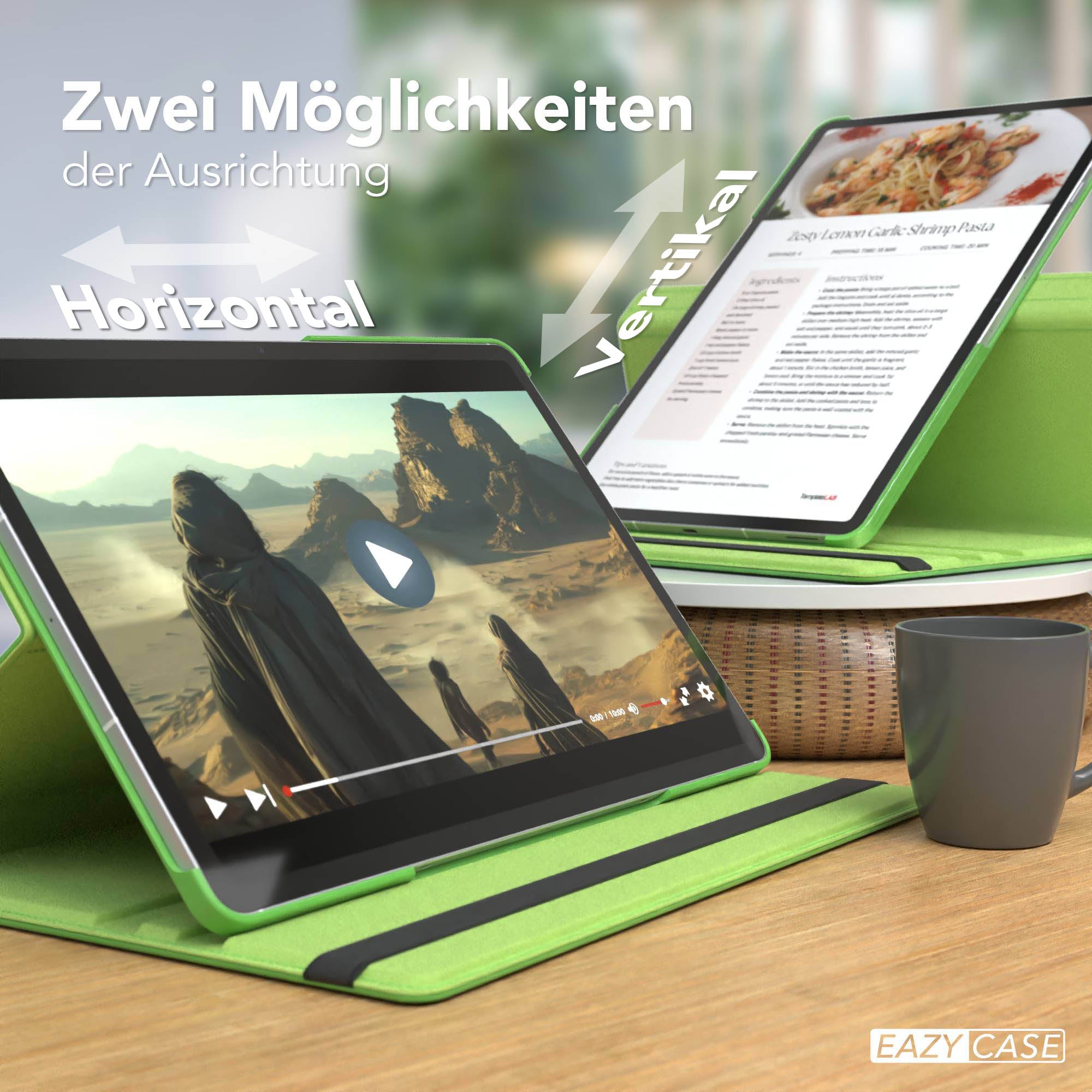 Galaxy Tab S10 FE Plus drehbare Hülle