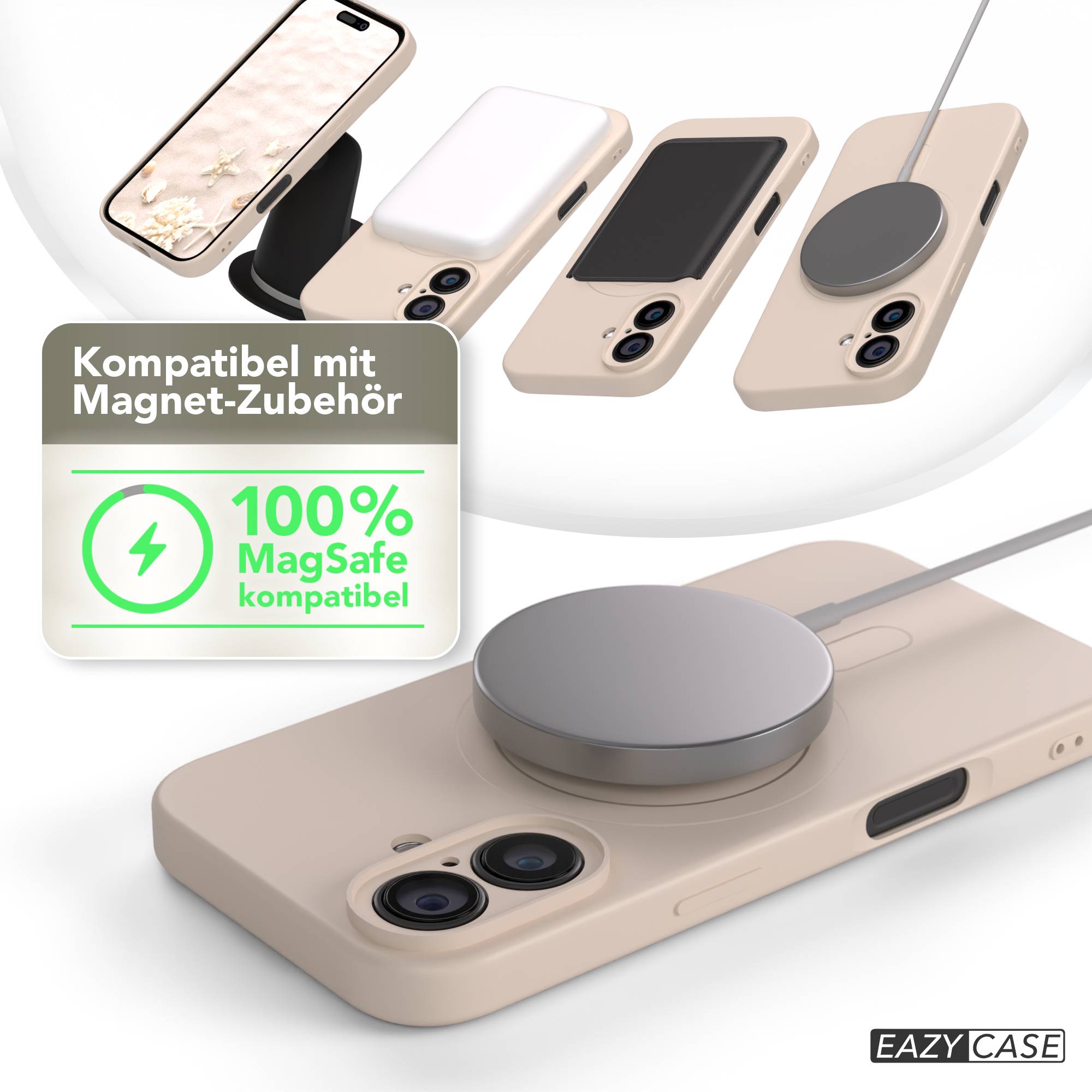 iPhone 16 Serie Silikonhülle mit MagSafe