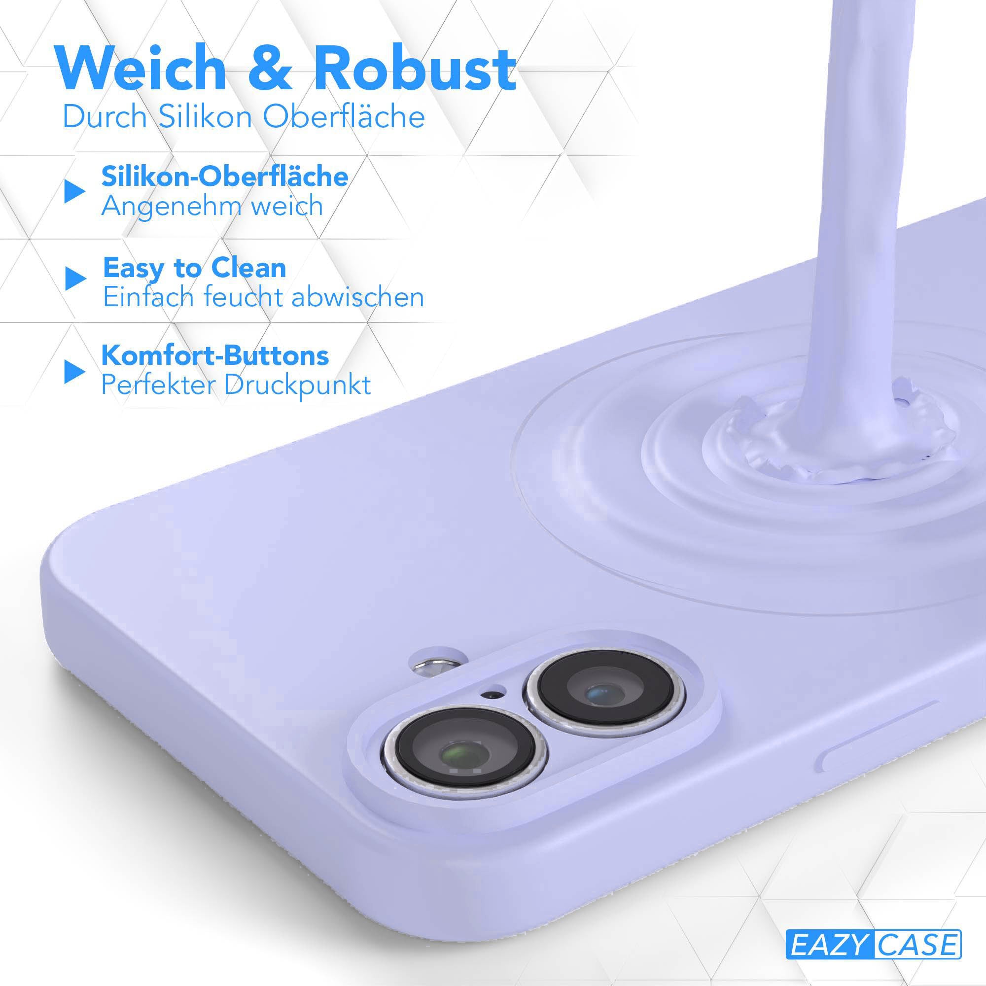 Apple iPhone 16 Plus MagSafe Silikonhülle mit Kameraschutz von EAZY CASE