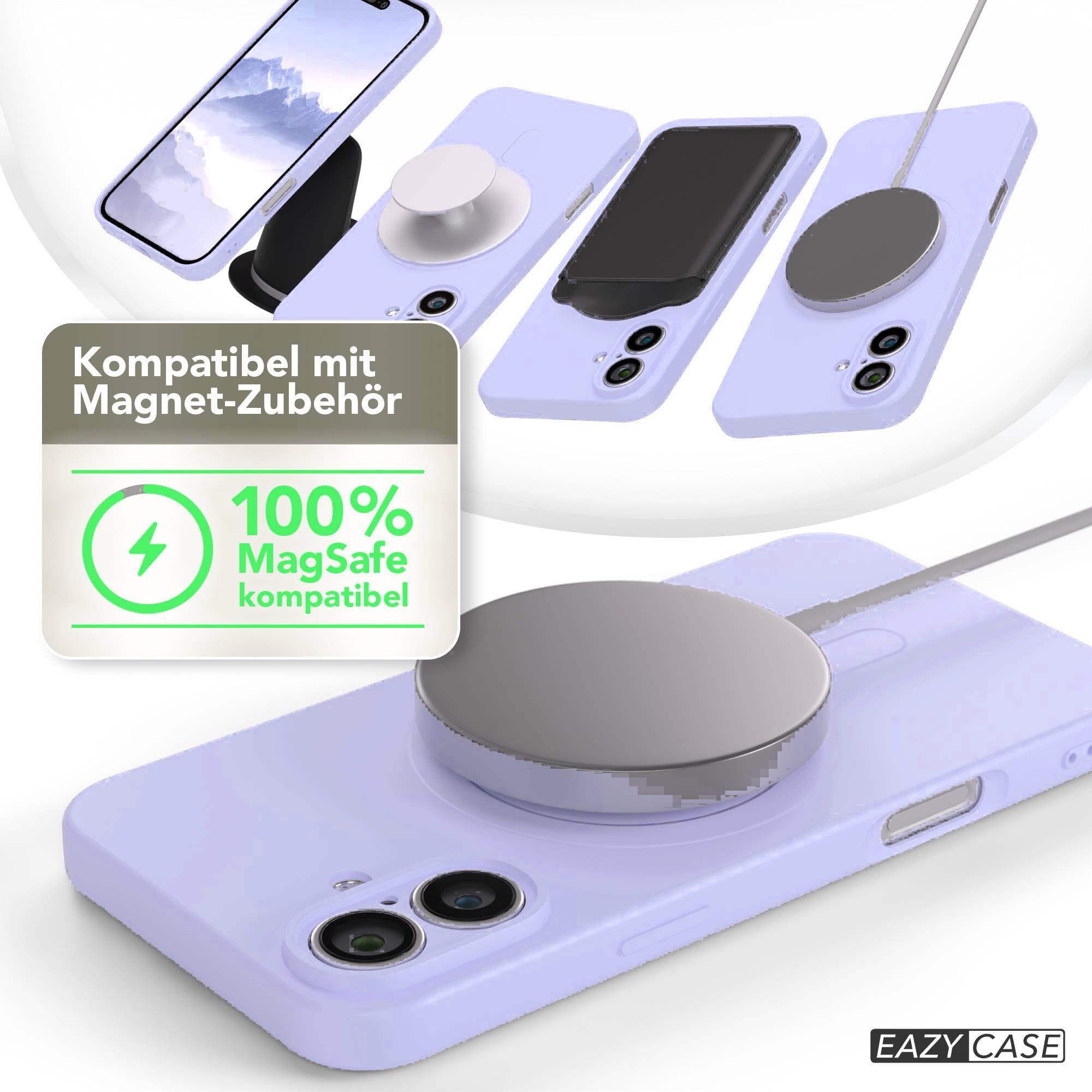 Apple iPhone 16 Plus MagSafe Silikonhülle mit Kameraschutz von EAZY CASE