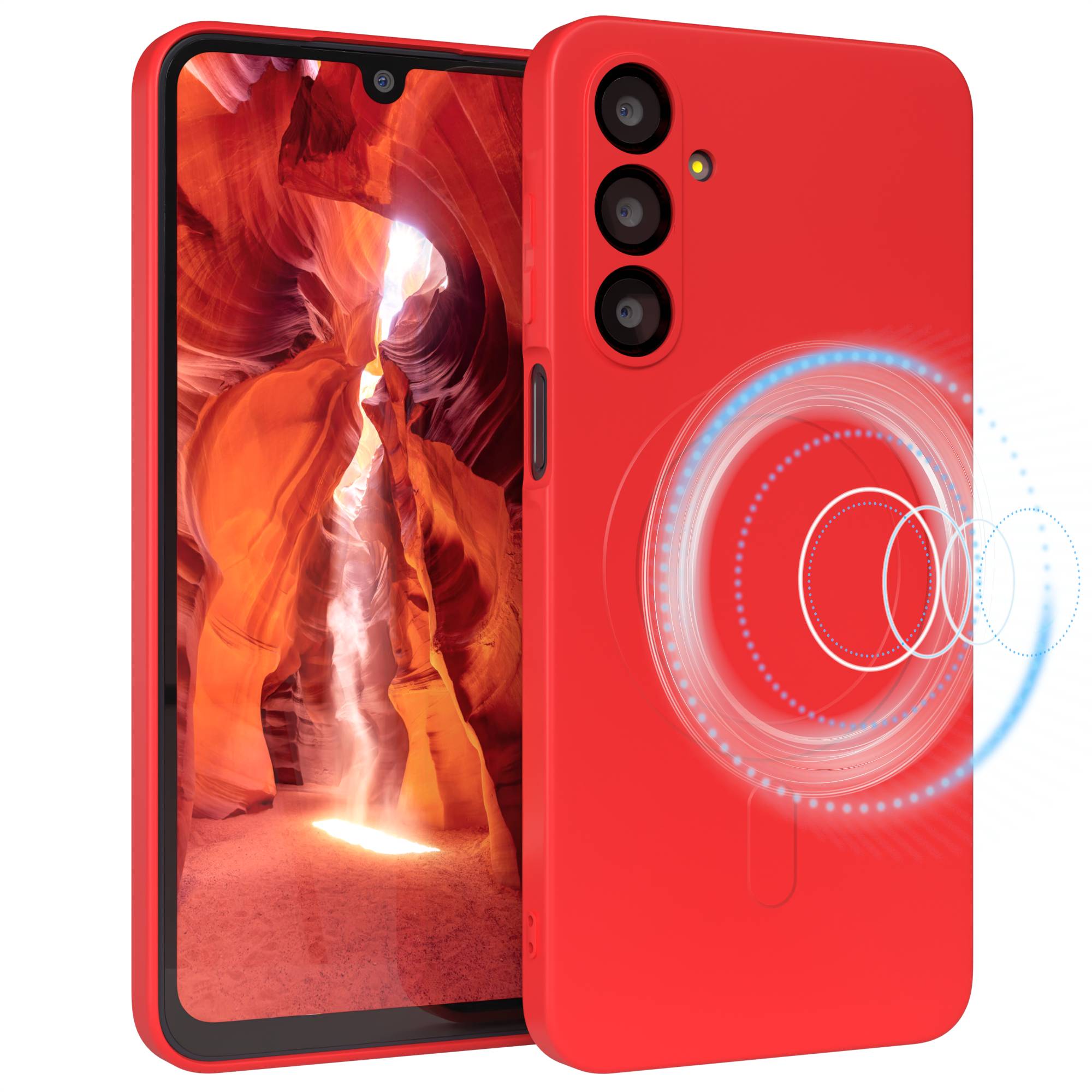 Galaxy A16 Silikonhülle mit MagSafe