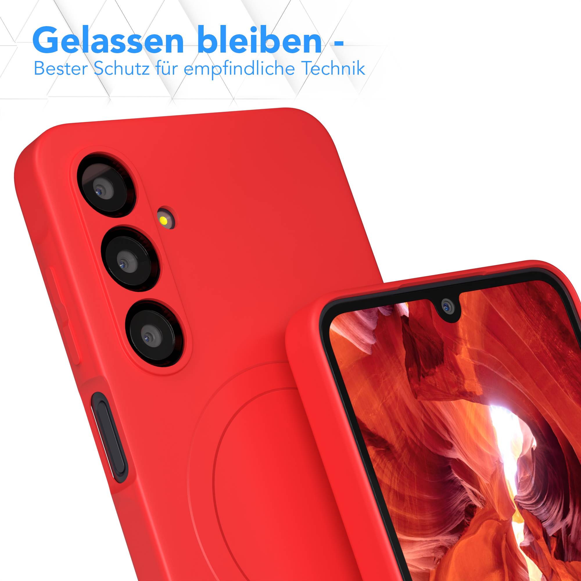 Galaxy A16 Silikonhülle mit MagSafe