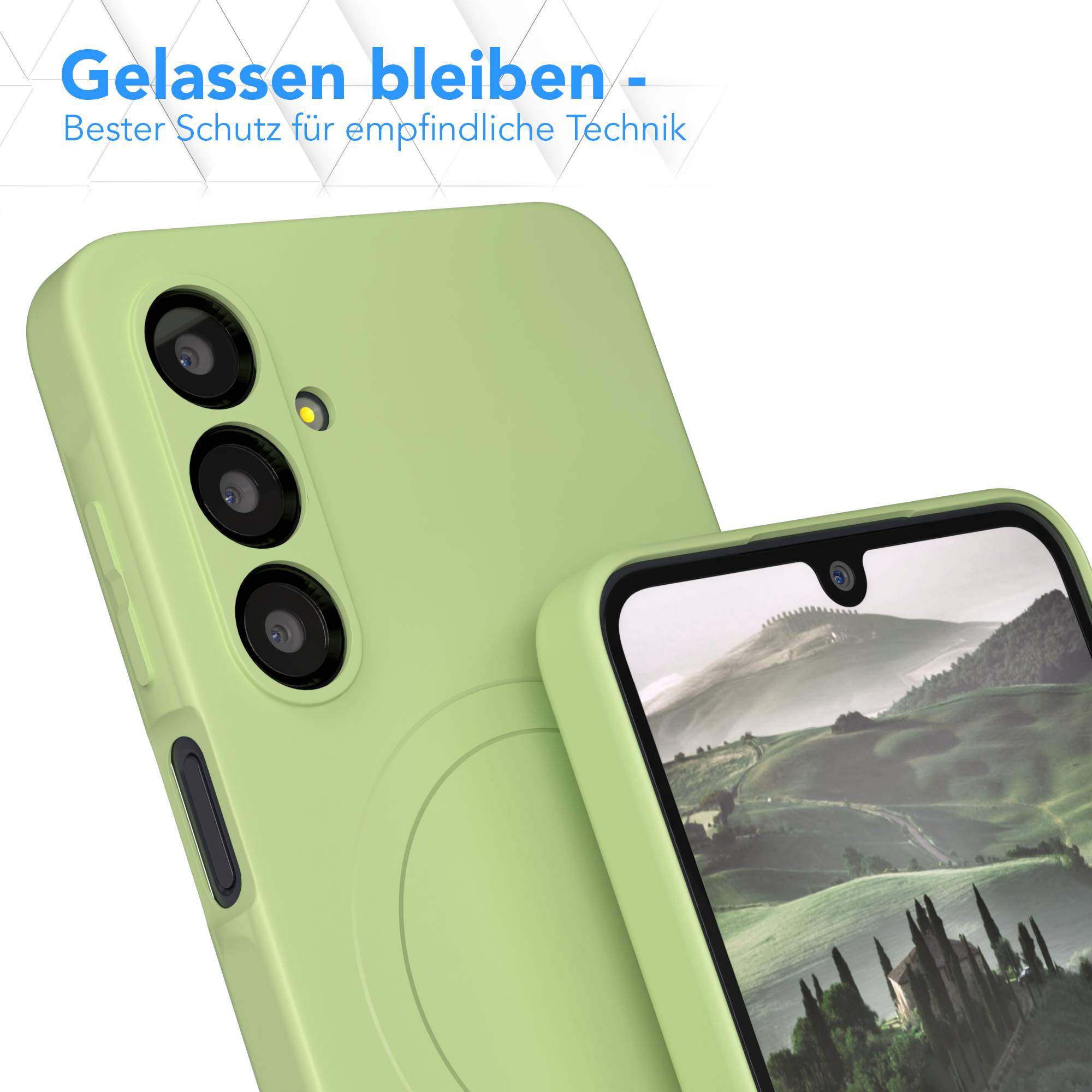 Galaxy A16 Silikonhülle mit MagSafe