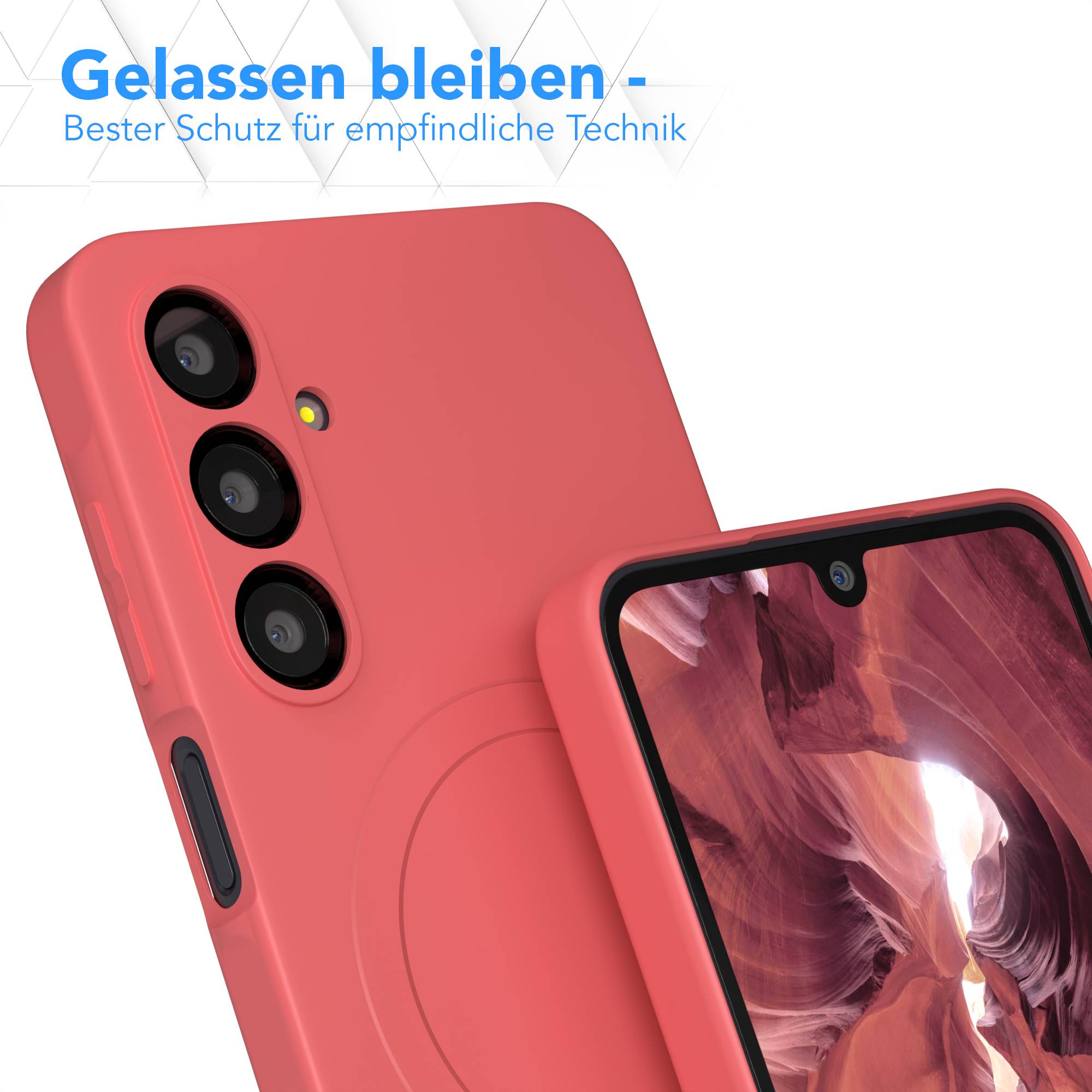 Galaxy A16 Silikonhülle mit MagSafe