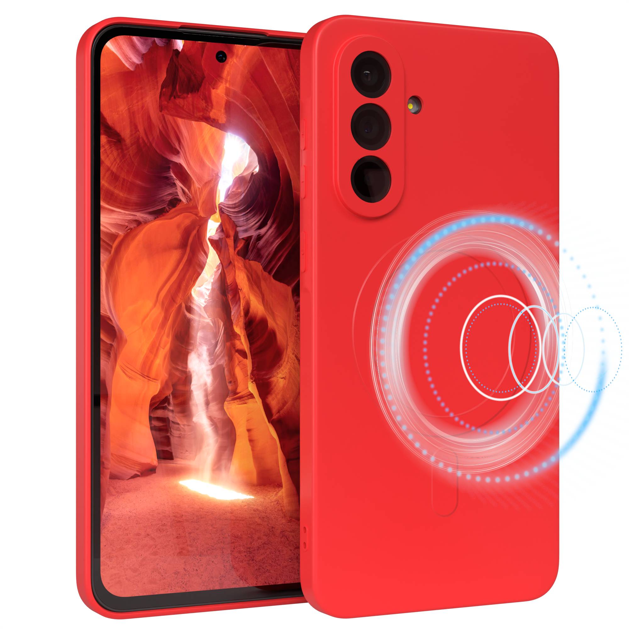 Galaxy A36 Silikonhülle mit MagSafe