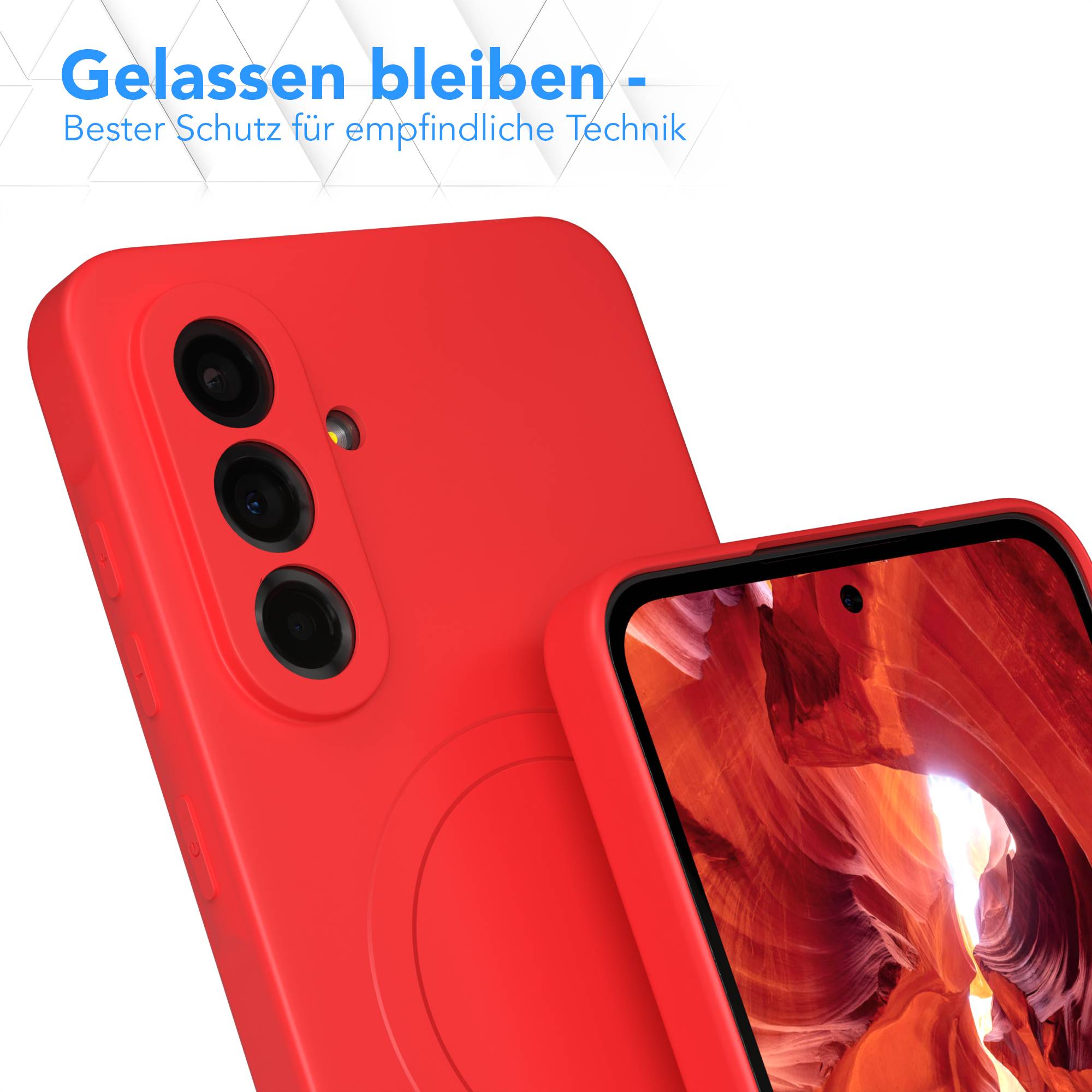 Galaxy A36 Silikonhülle mit MagSafe