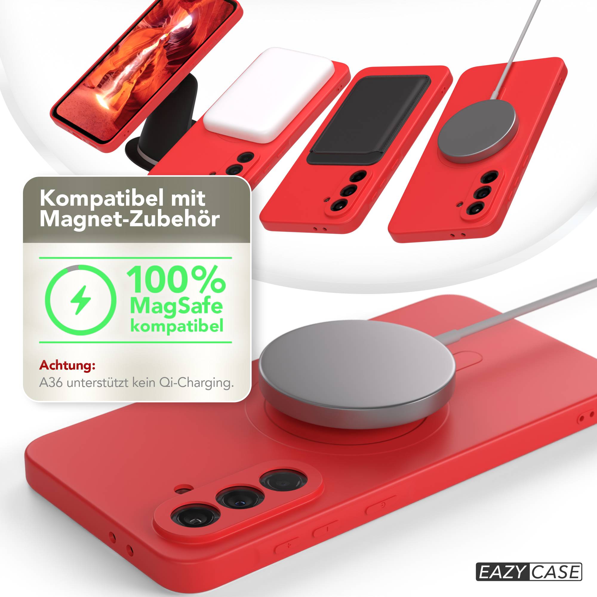 Galaxy A36 Silikonhülle mit MagSafe