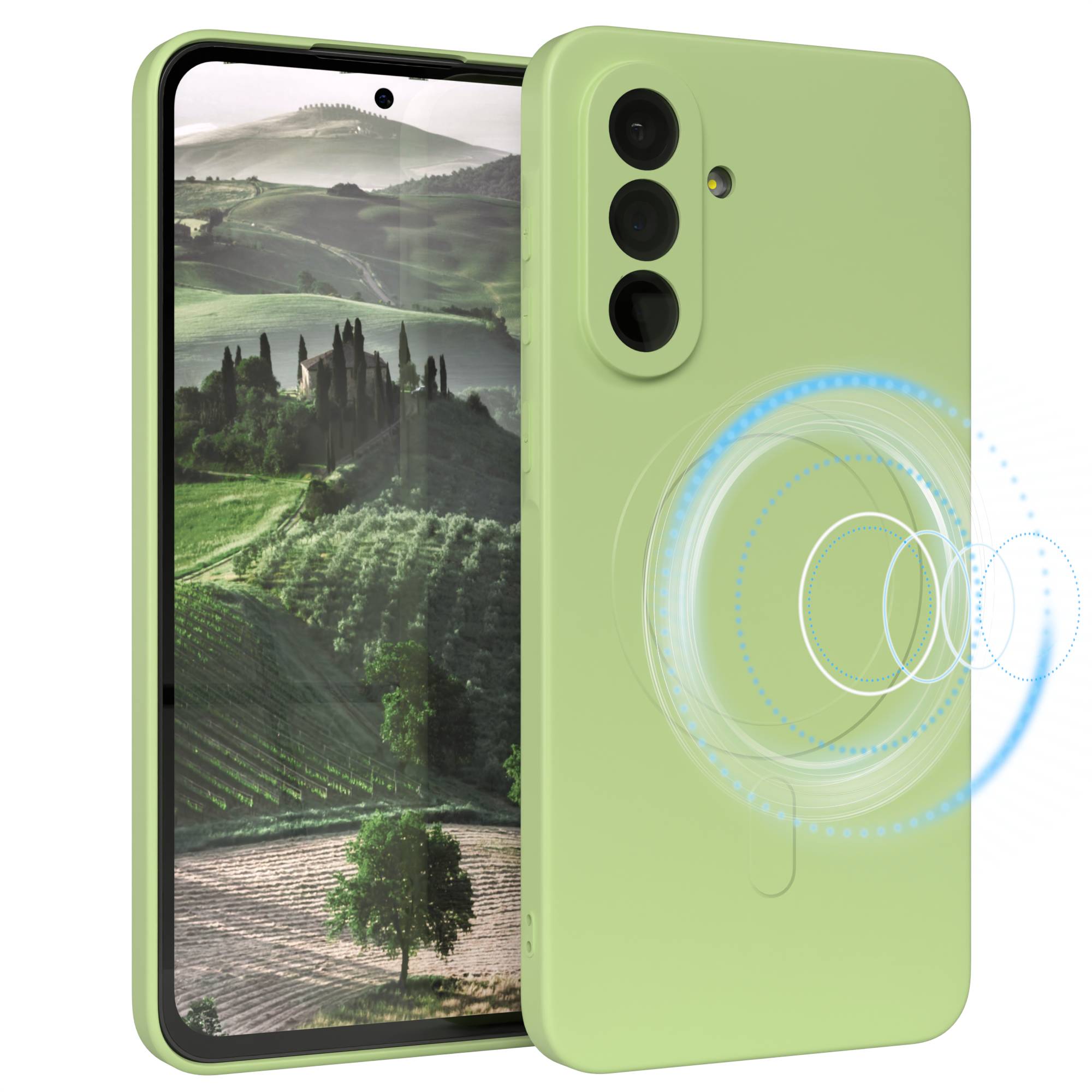 Galaxy A36 Silikonhülle mit MagSafe