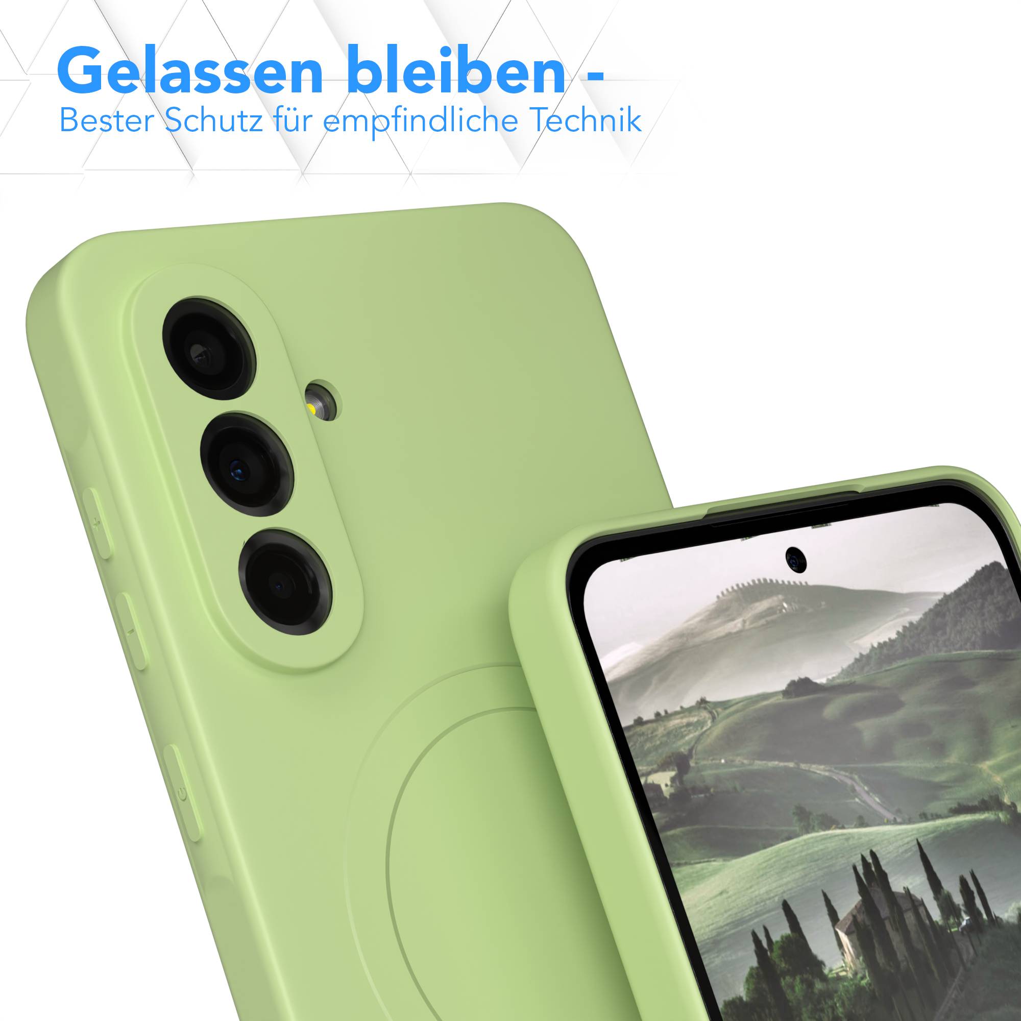 Galaxy A36 Silikonhülle mit MagSafe