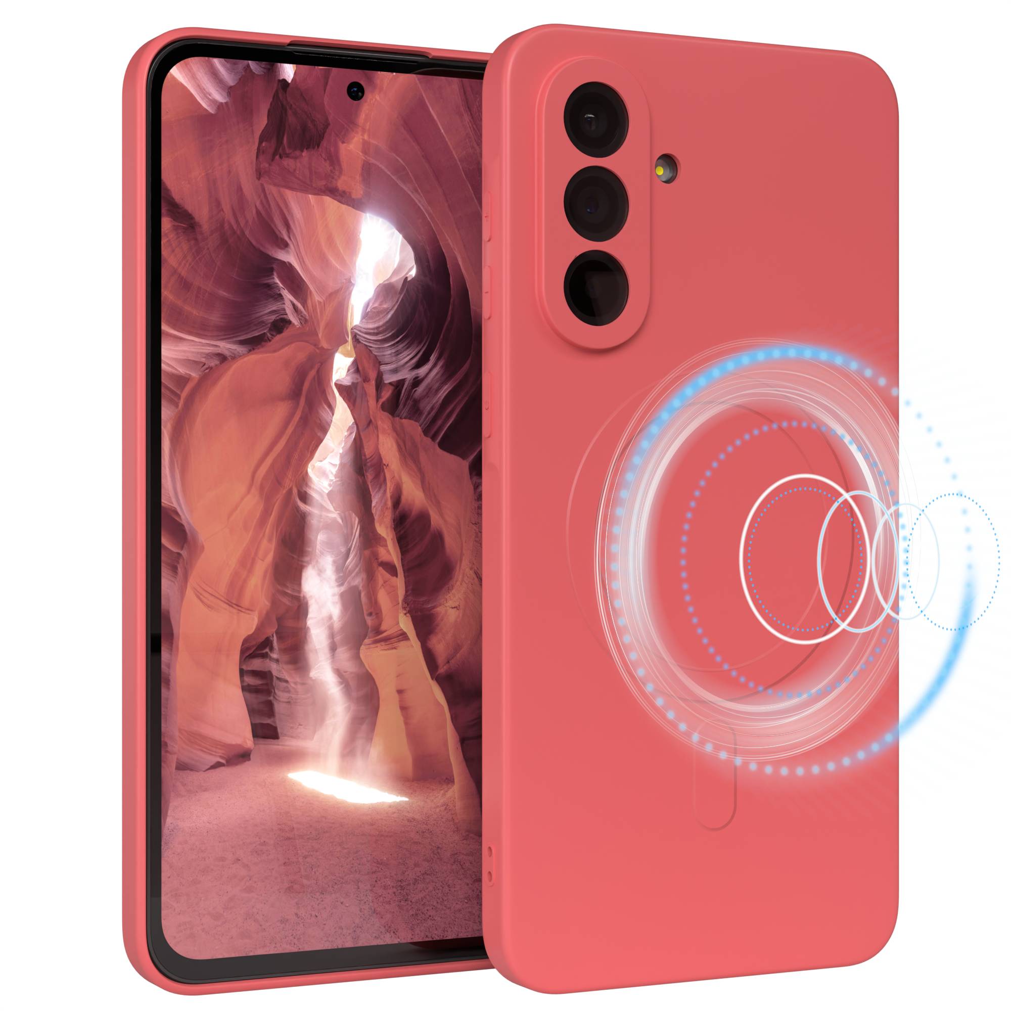 Galaxy A36 Silikonhülle mit MagSafe