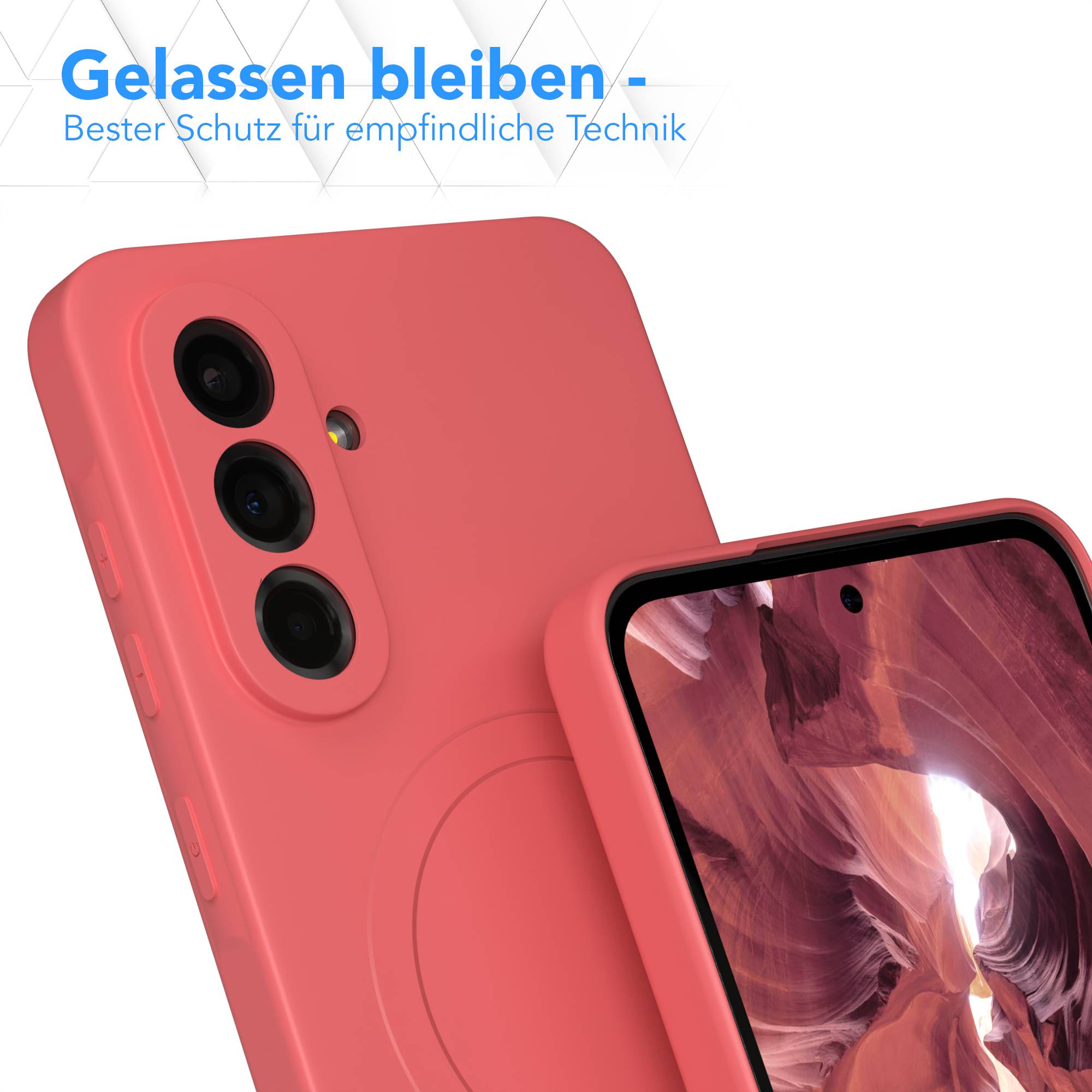 Galaxy A36 Silikonhülle mit MagSafe