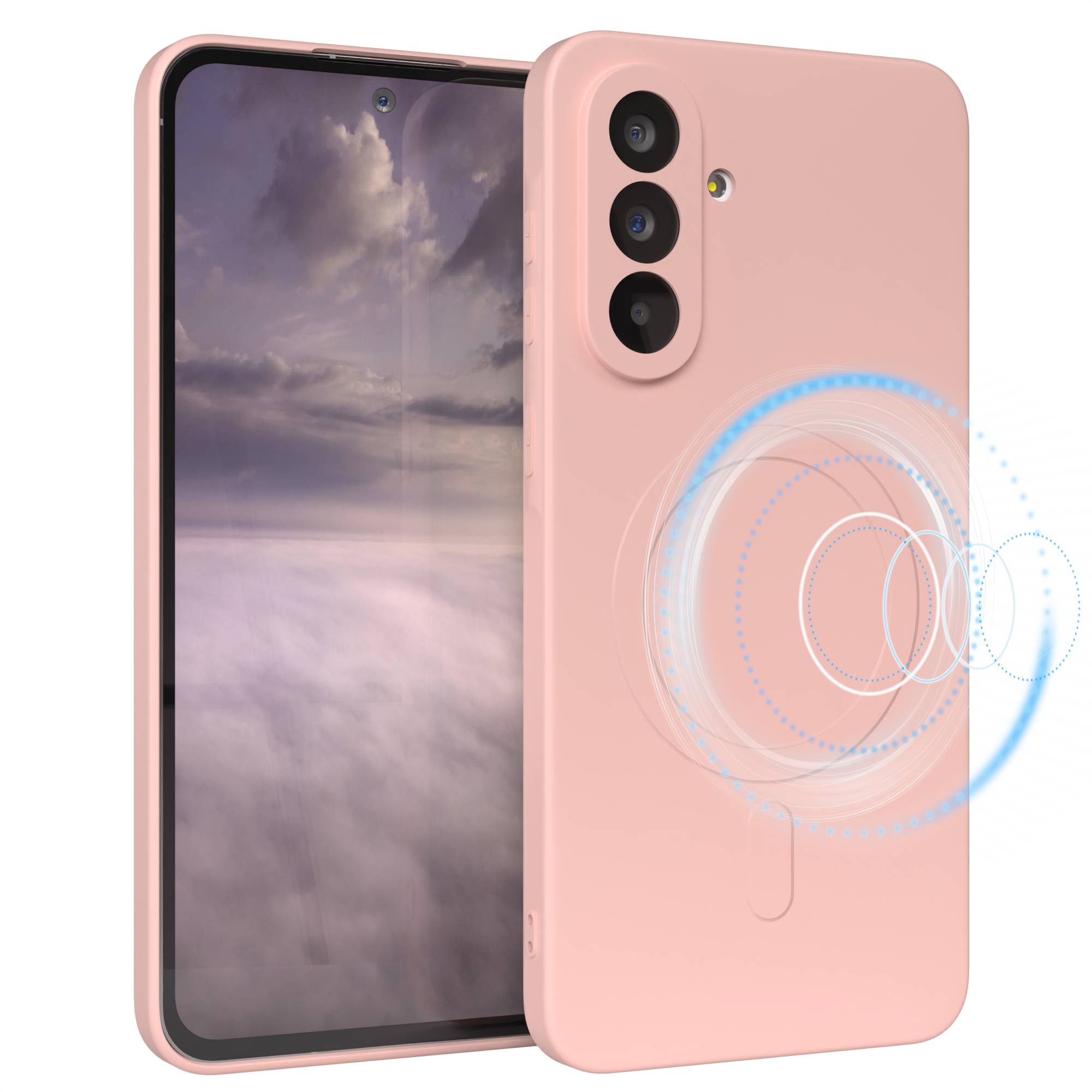 Galaxy A56 Silikonhülle mit MagSafe
