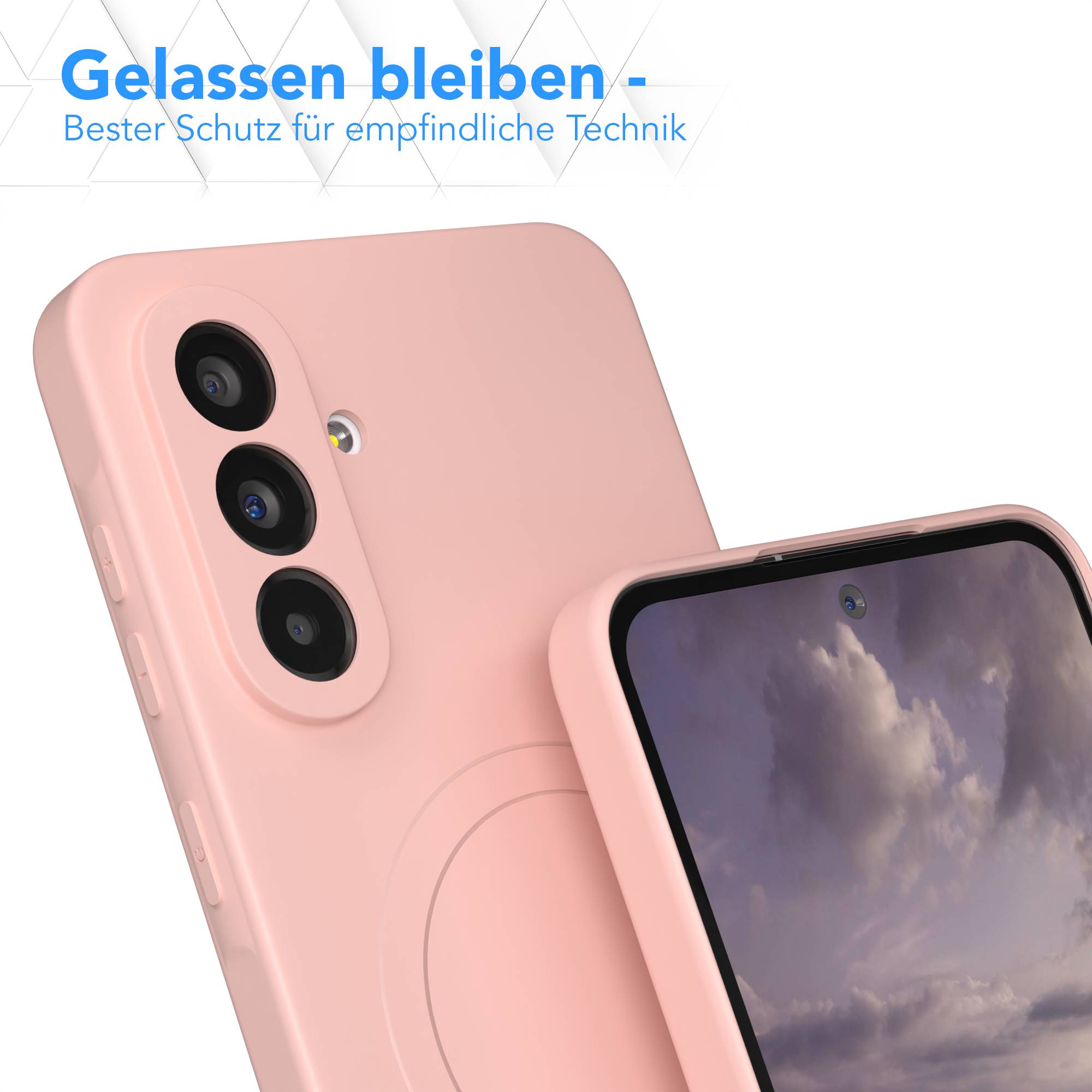Galaxy A56 Silikonhülle mit MagSafe