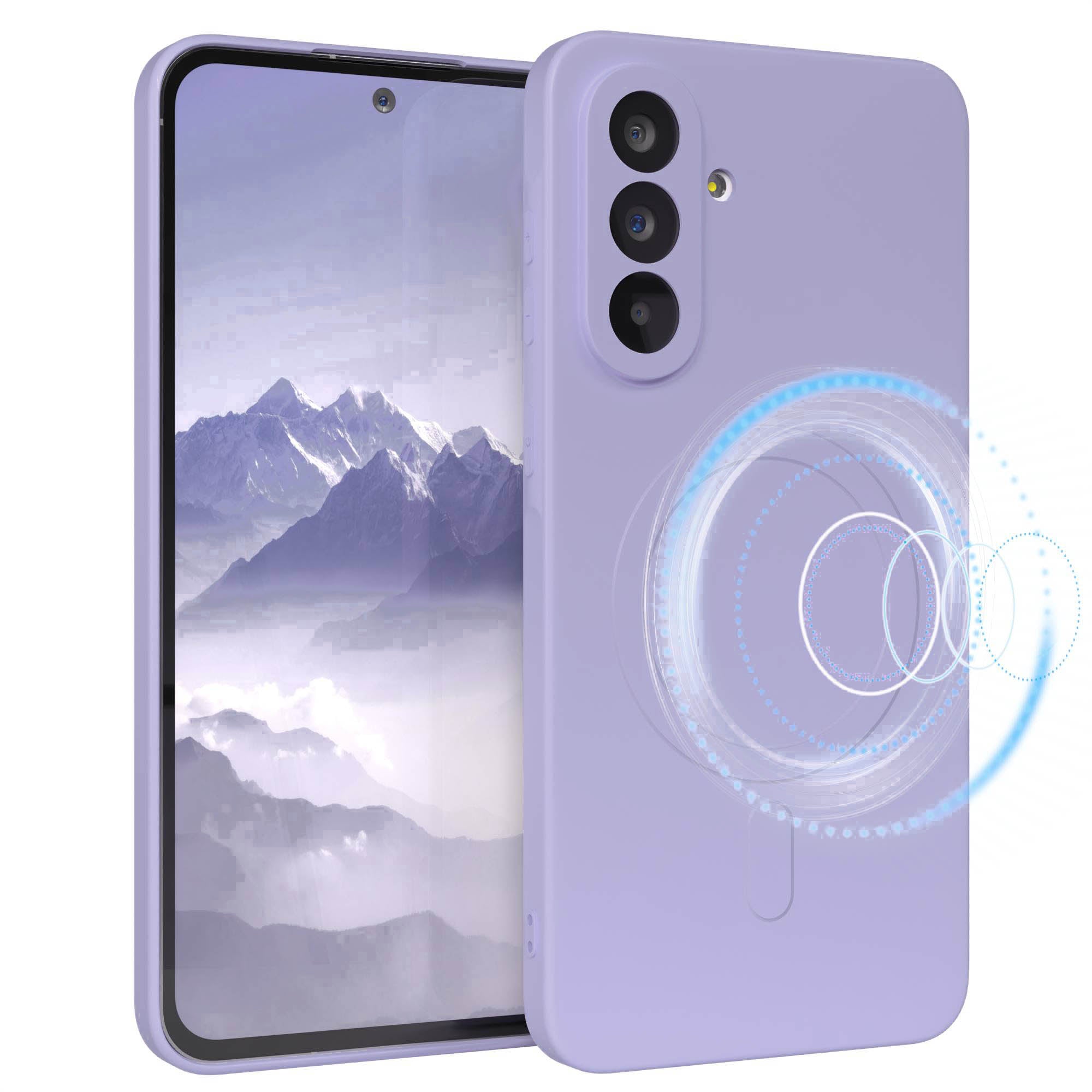 Galaxy A56 Silikonhülle mit MagSafe