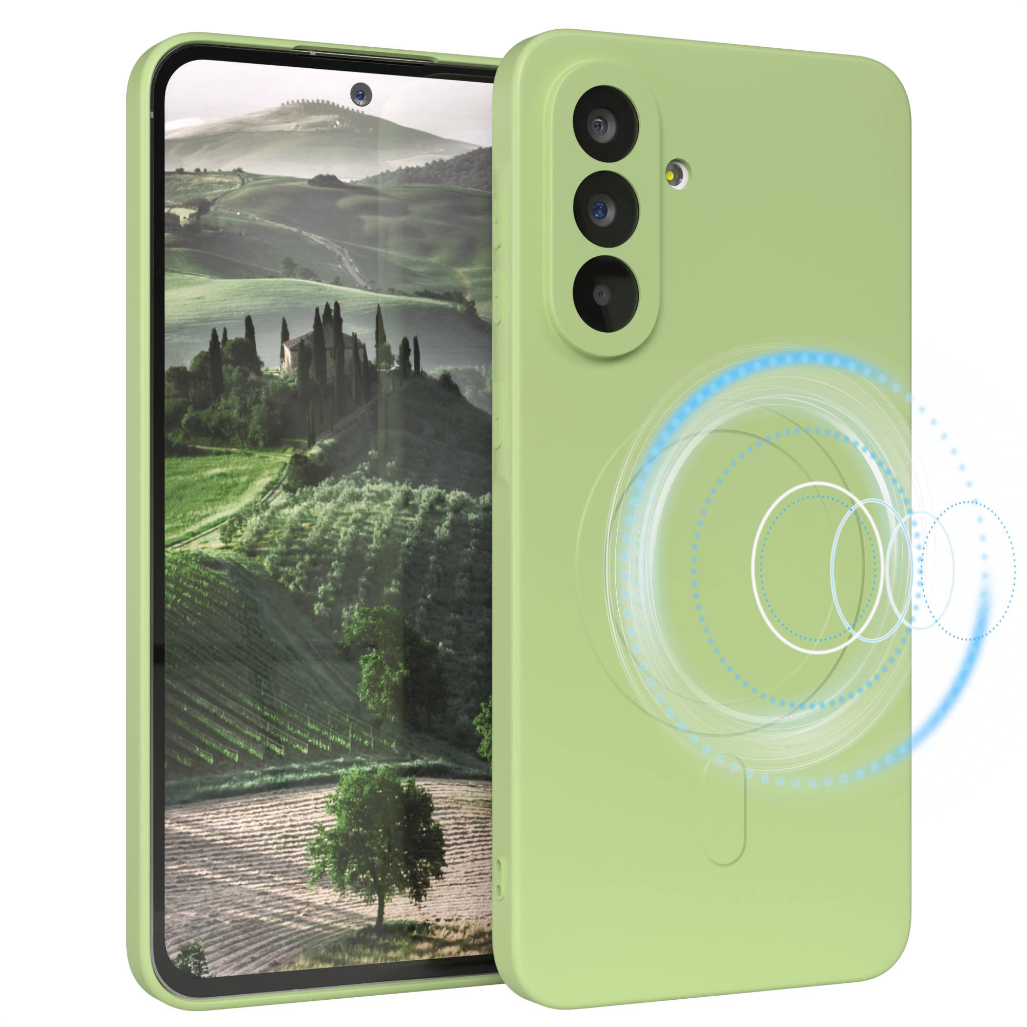 Galaxy A56 Silikonhülle mit MagSafe