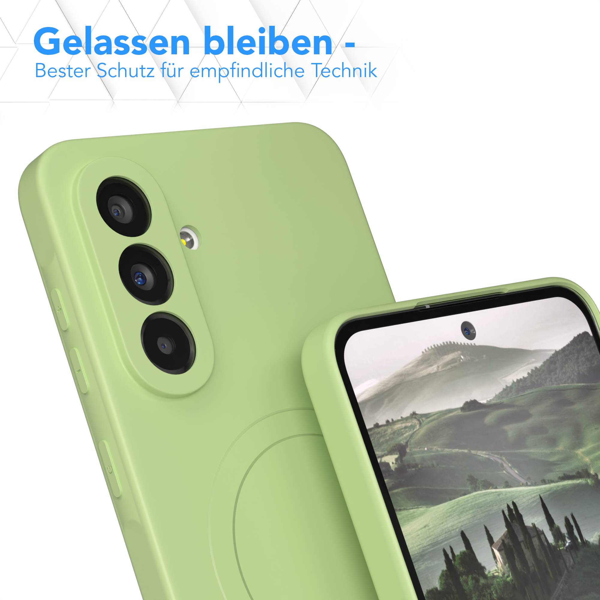 Galaxy A56 Silikonhülle mit MagSafe
