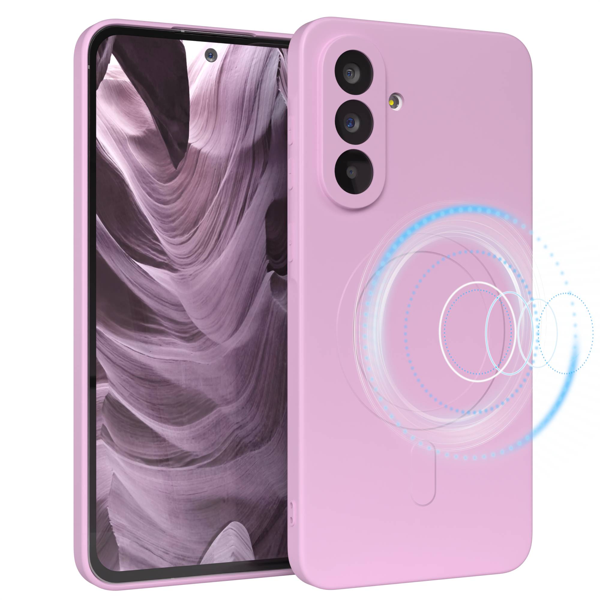 Galaxy A56 Silikonhülle mit MagSafe