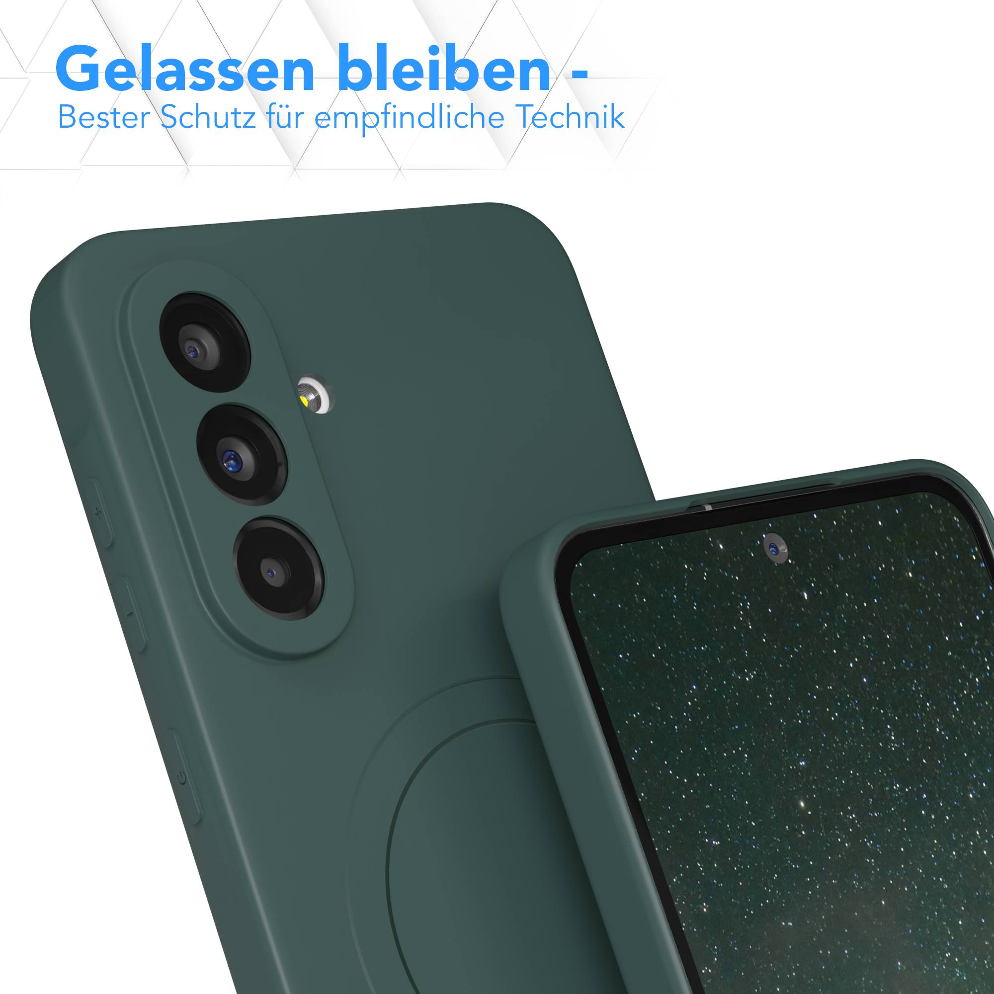 Galaxy A56 Silikonhülle mit MagSafe