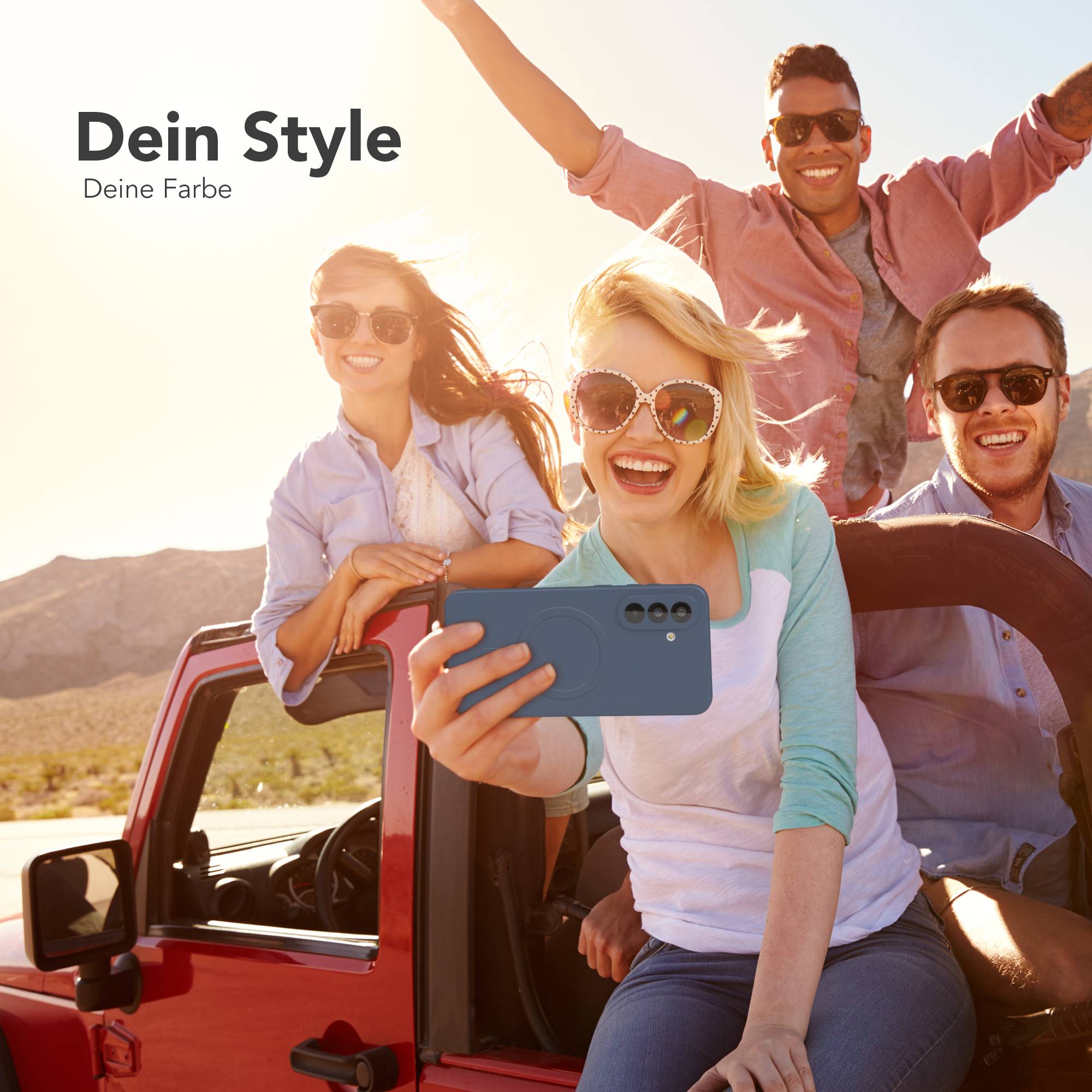 Galaxy A56 Silikonhülle mit MagSafe