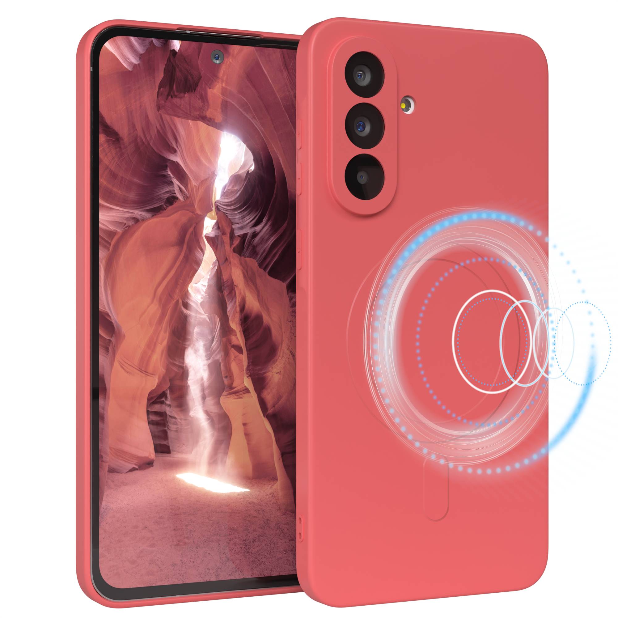 Galaxy A56 Silikonhülle mit MagSafe