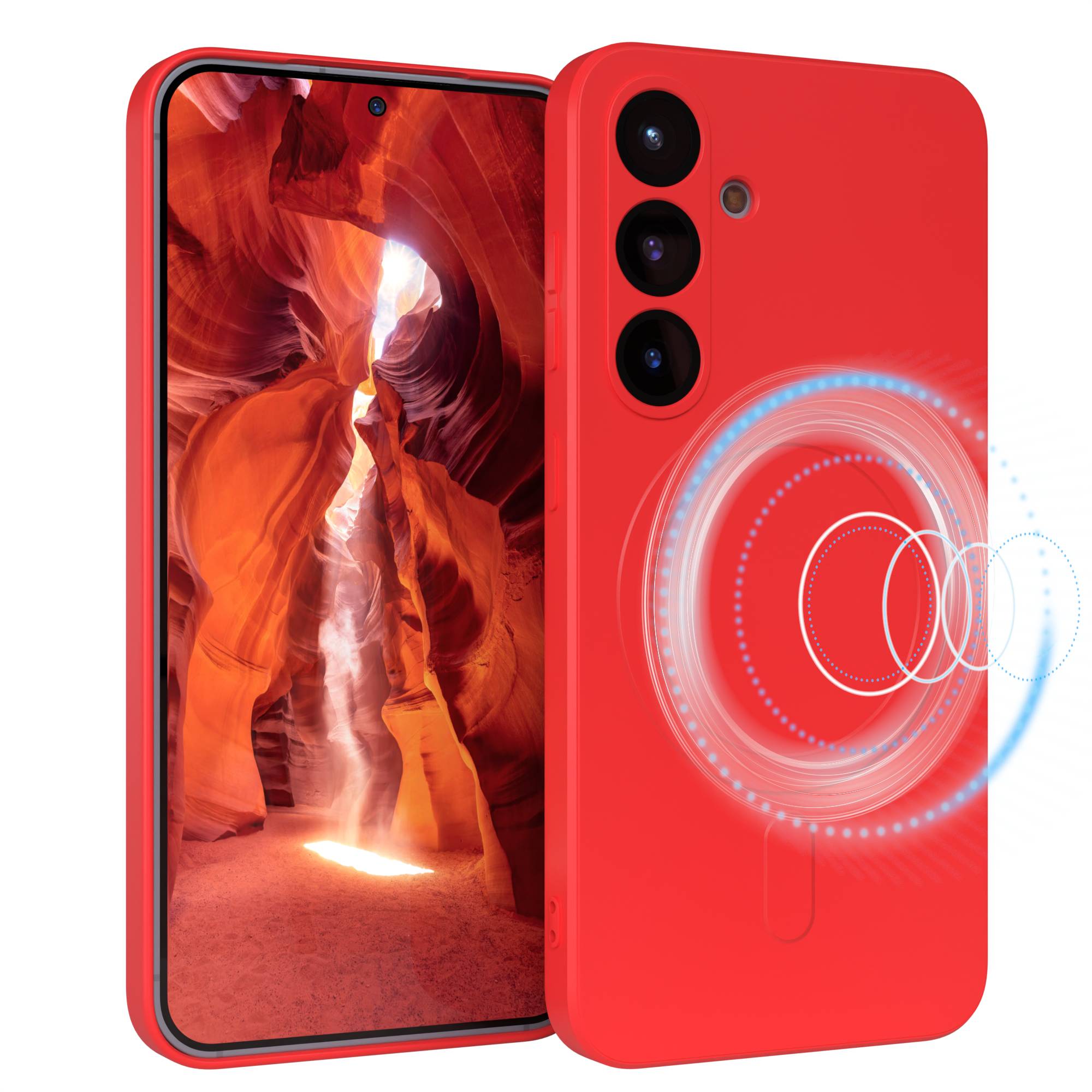 Galaxy S25 Silikonhülle mit MagSafe