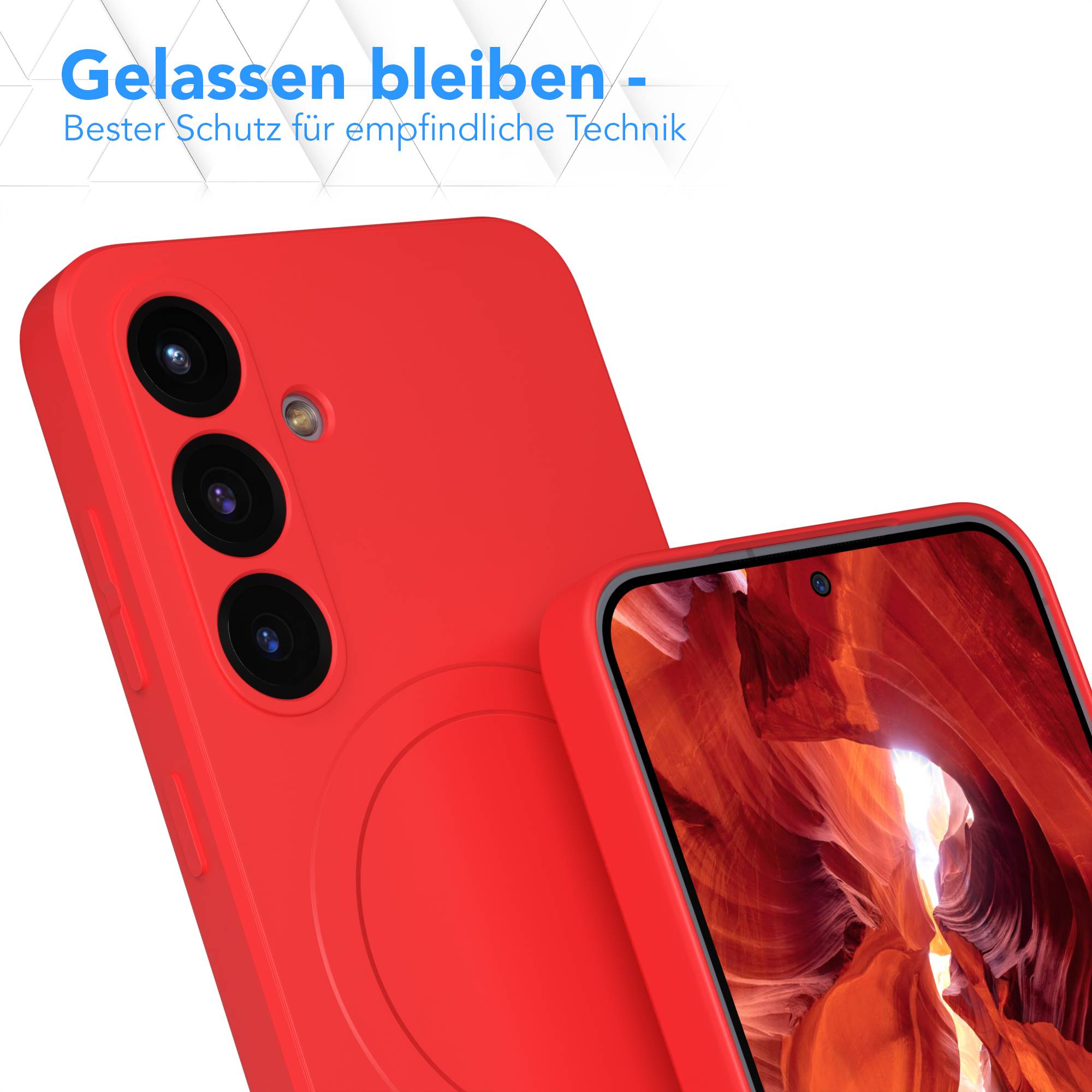 Galaxy S25 Silikonhülle mit MagSafe