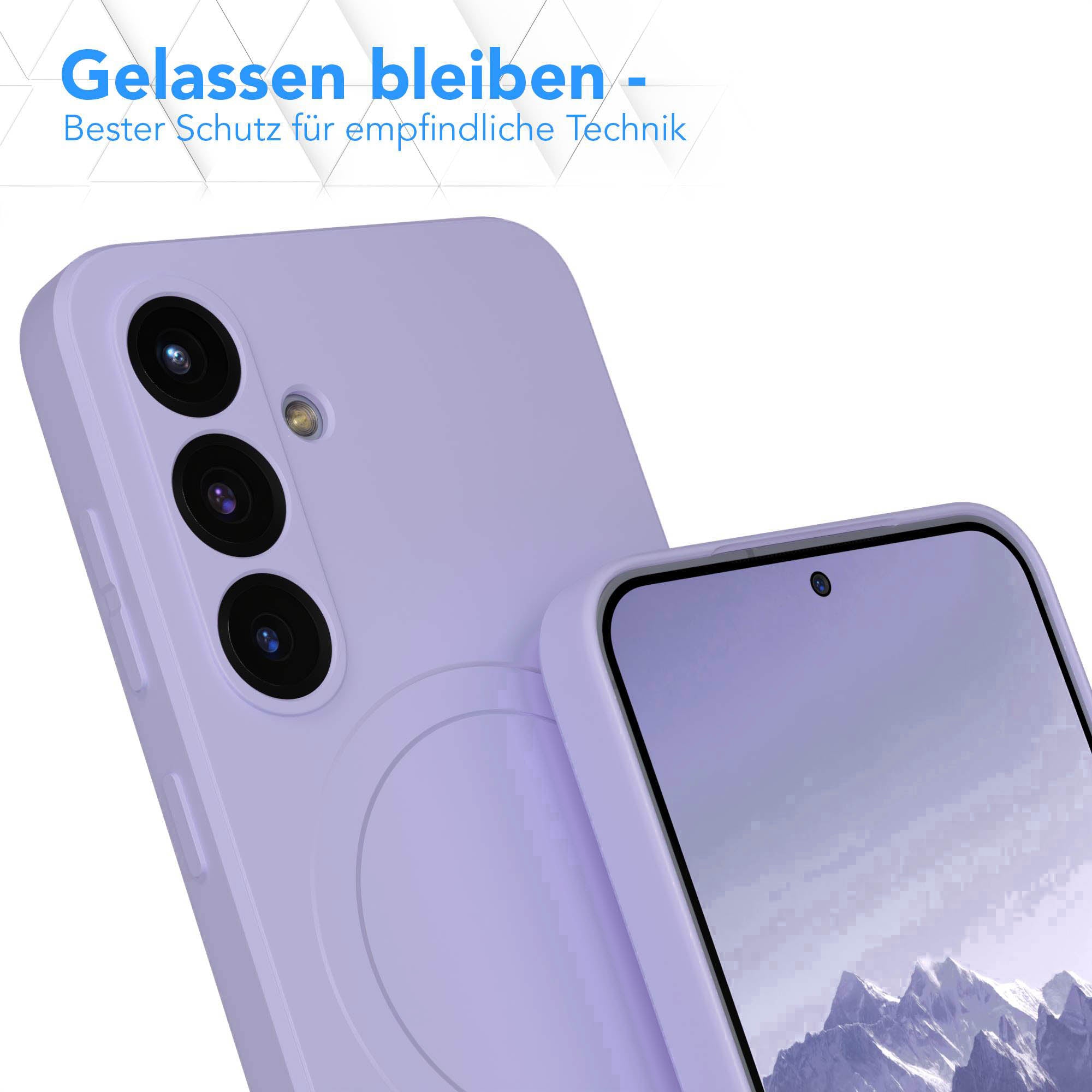 Galaxy S25 Silikonhülle mit MagSafe