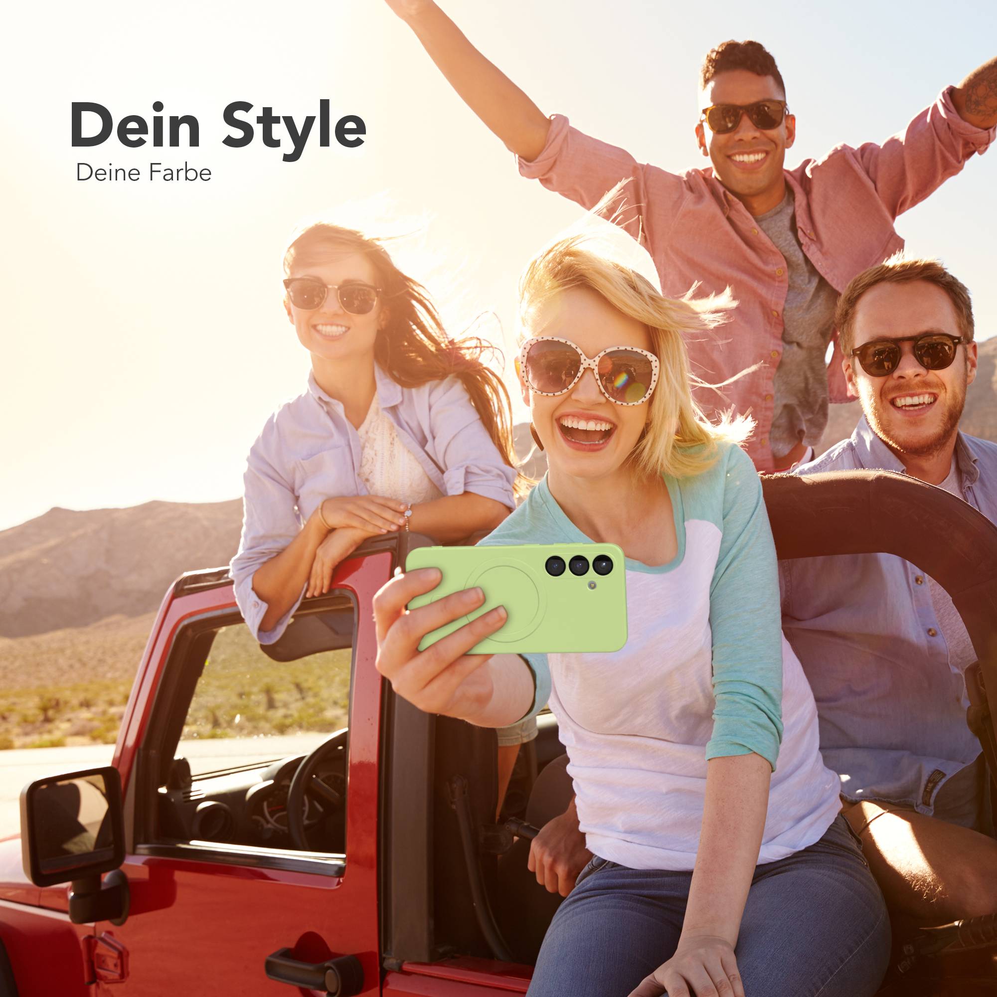 Galaxy S25 Silikonhülle mit MagSafe