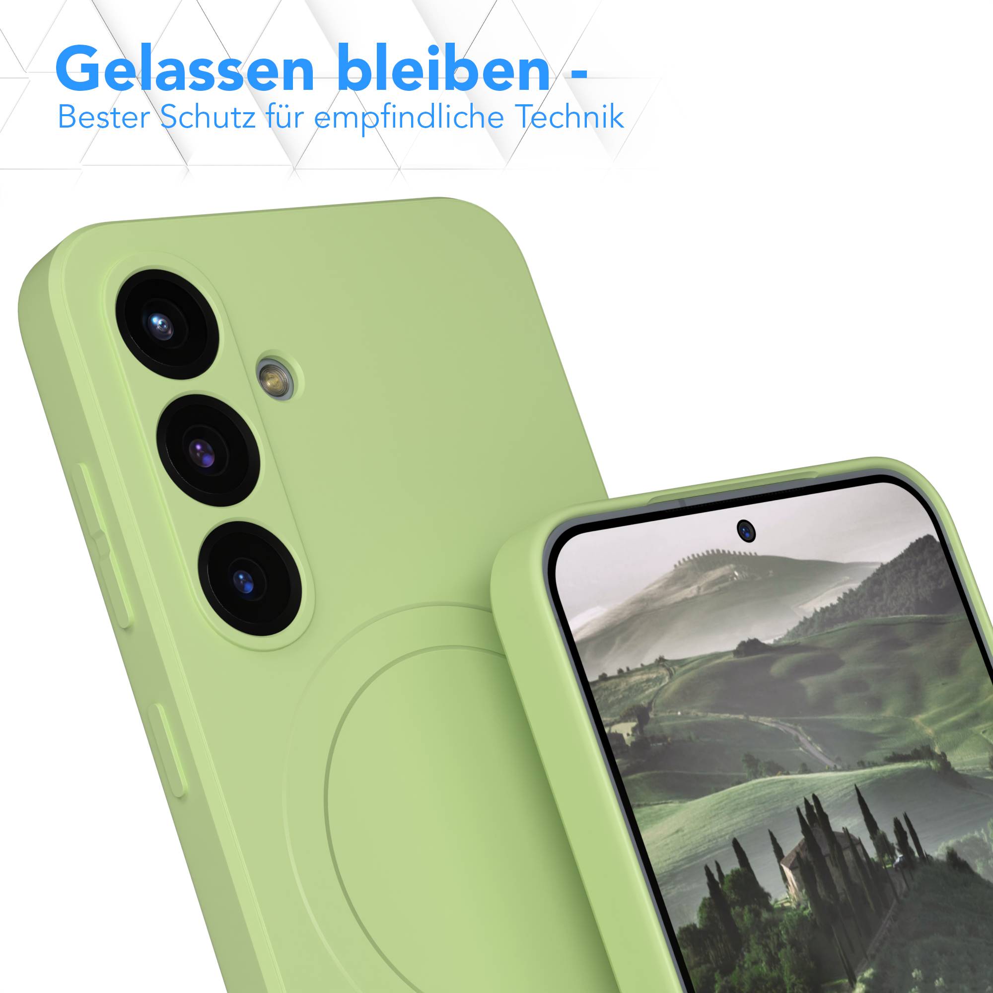 Galaxy S25 Silikonhülle mit MagSafe