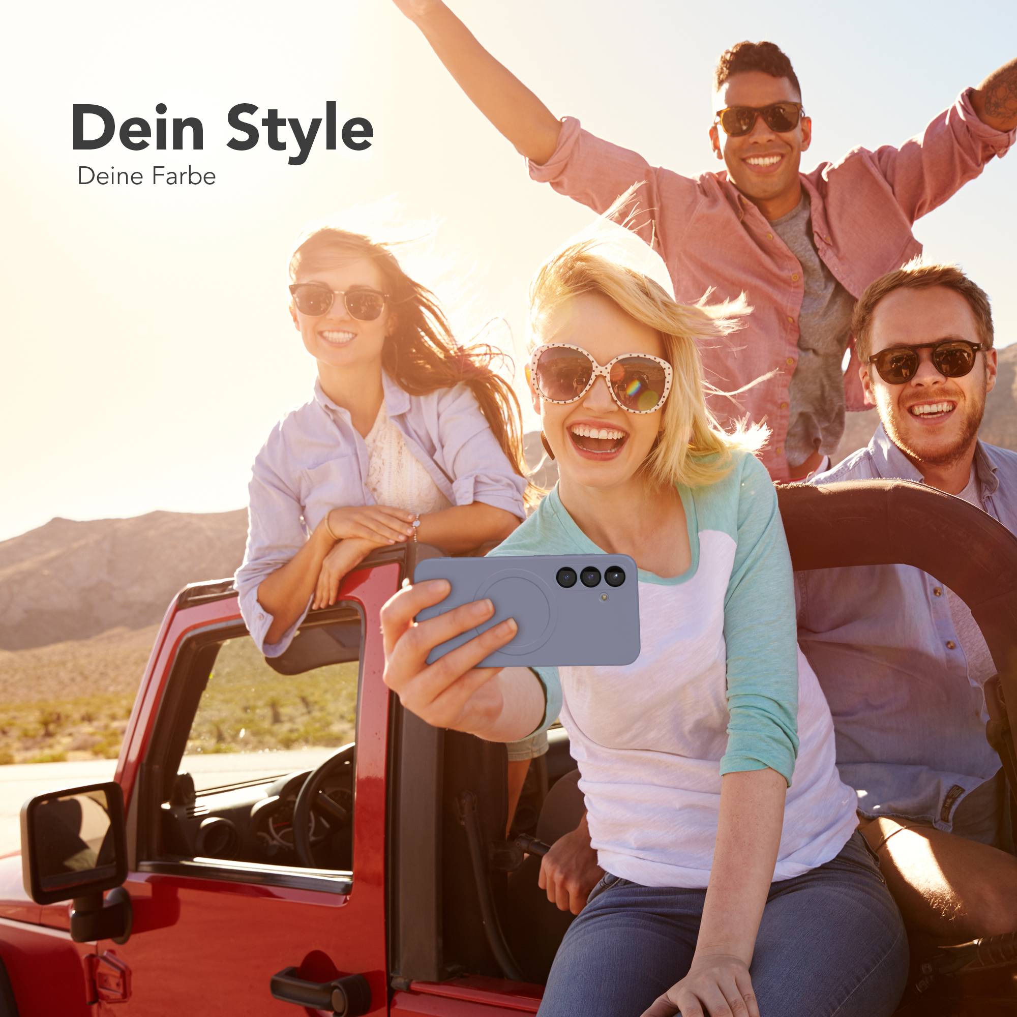 Galaxy S25 Silikonhülle mit MagSafe