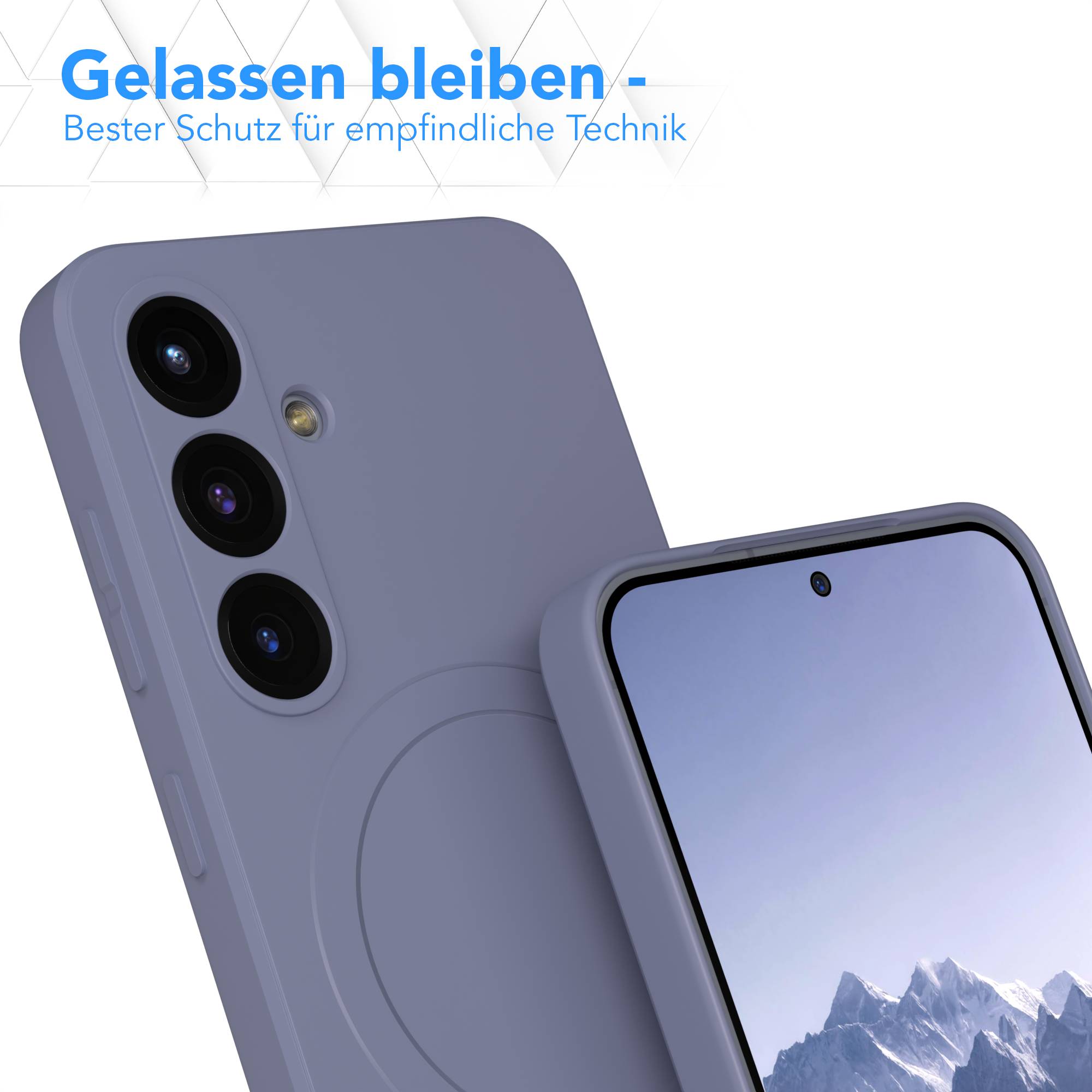 Galaxy S25 Silikonhülle mit MagSafe