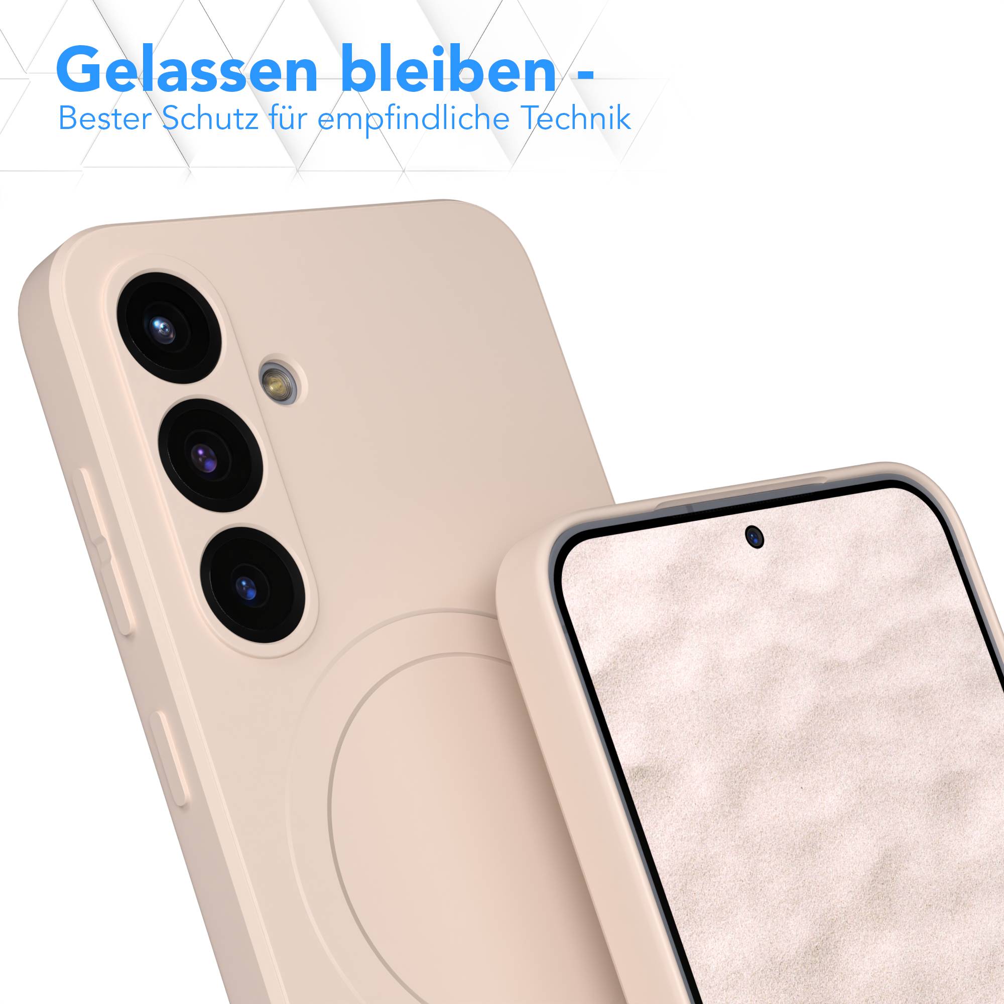 Galaxy S25 Silikonhülle mit MagSafe