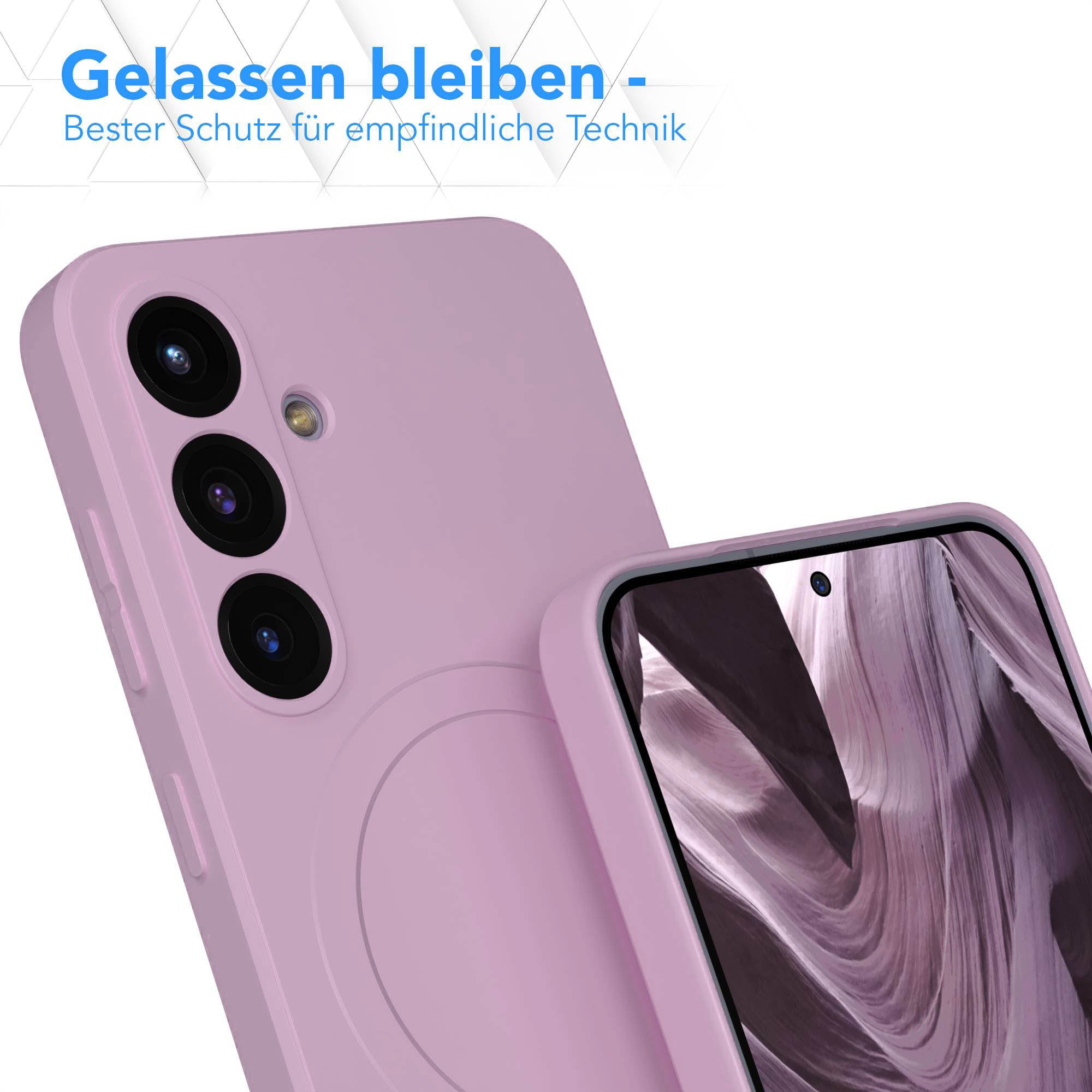 Galaxy S25 Silikonhülle mit MagSafe