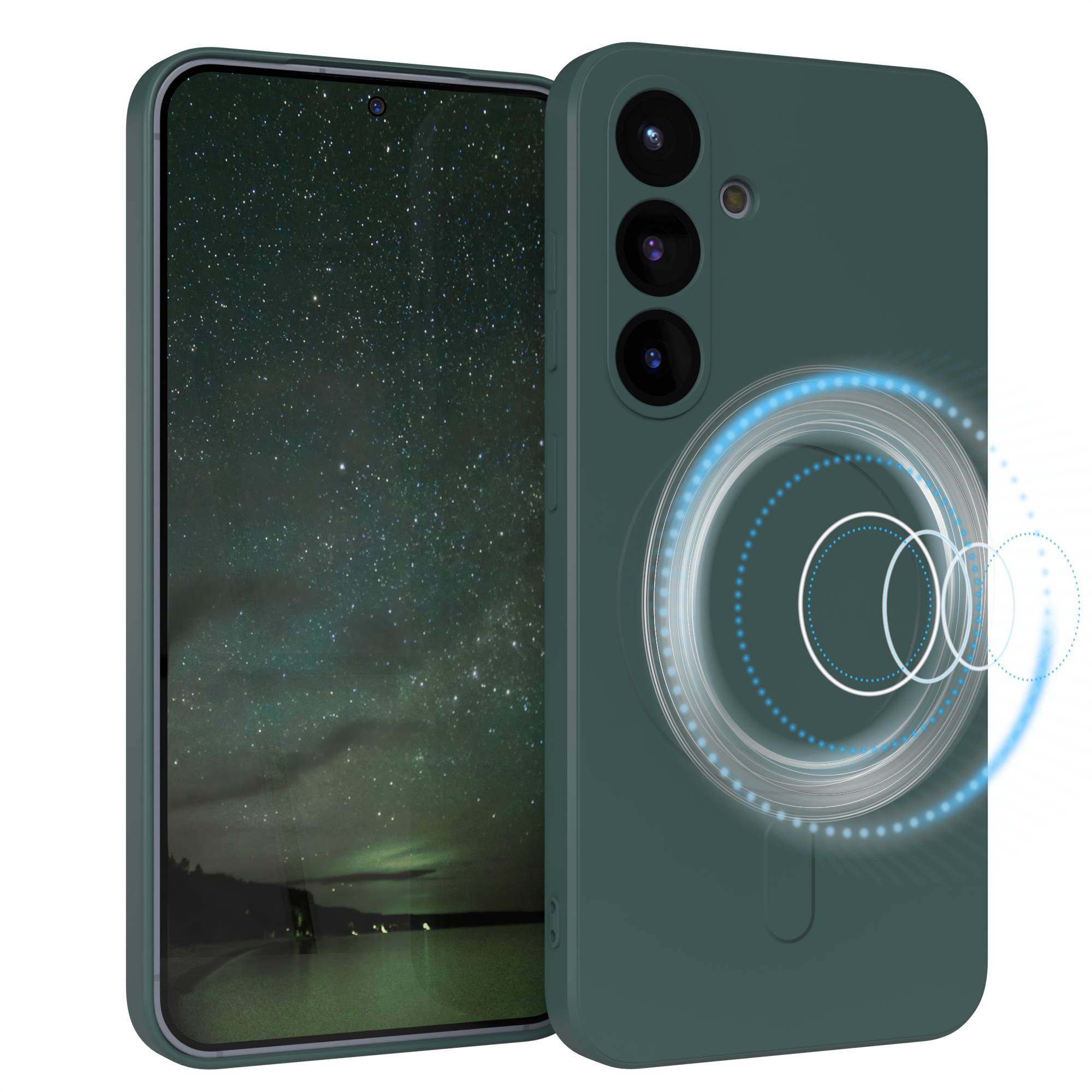 Galaxy S25 Silikonhülle mit MagSafe