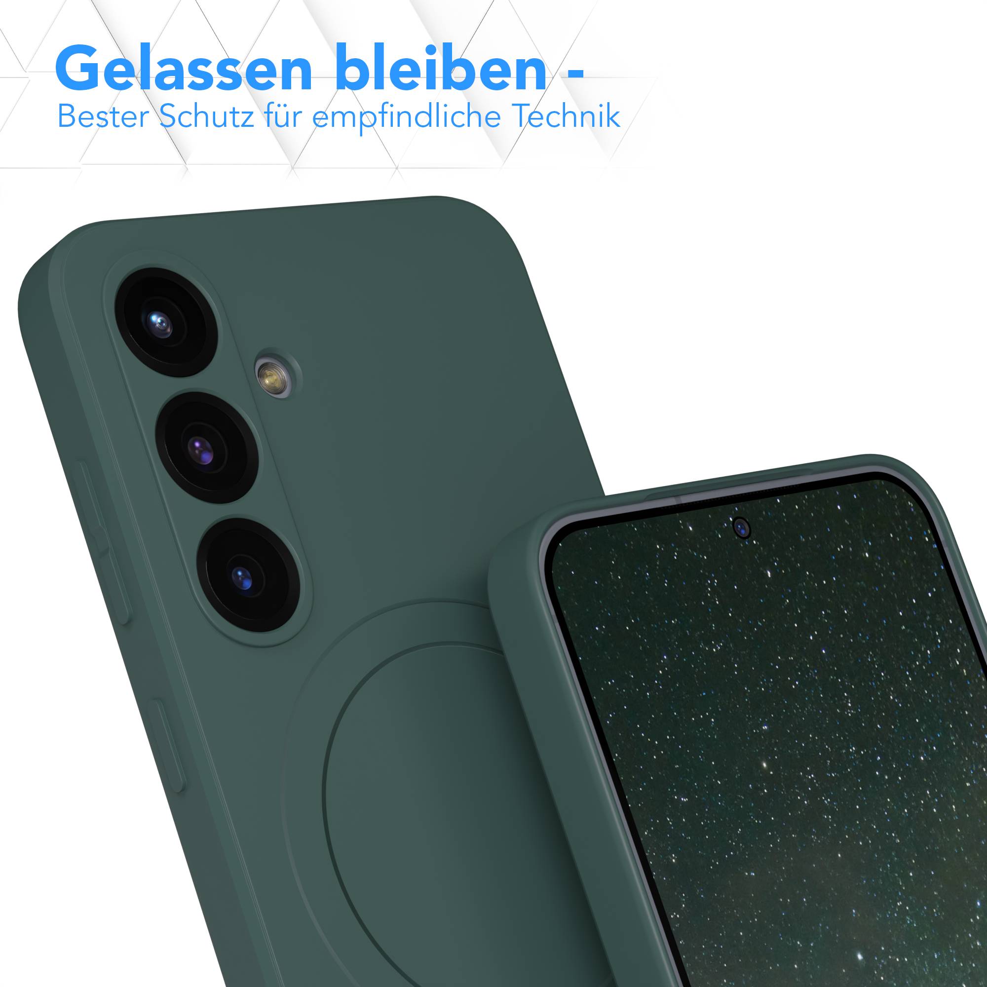 Galaxy S25 Silikonhülle mit MagSafe