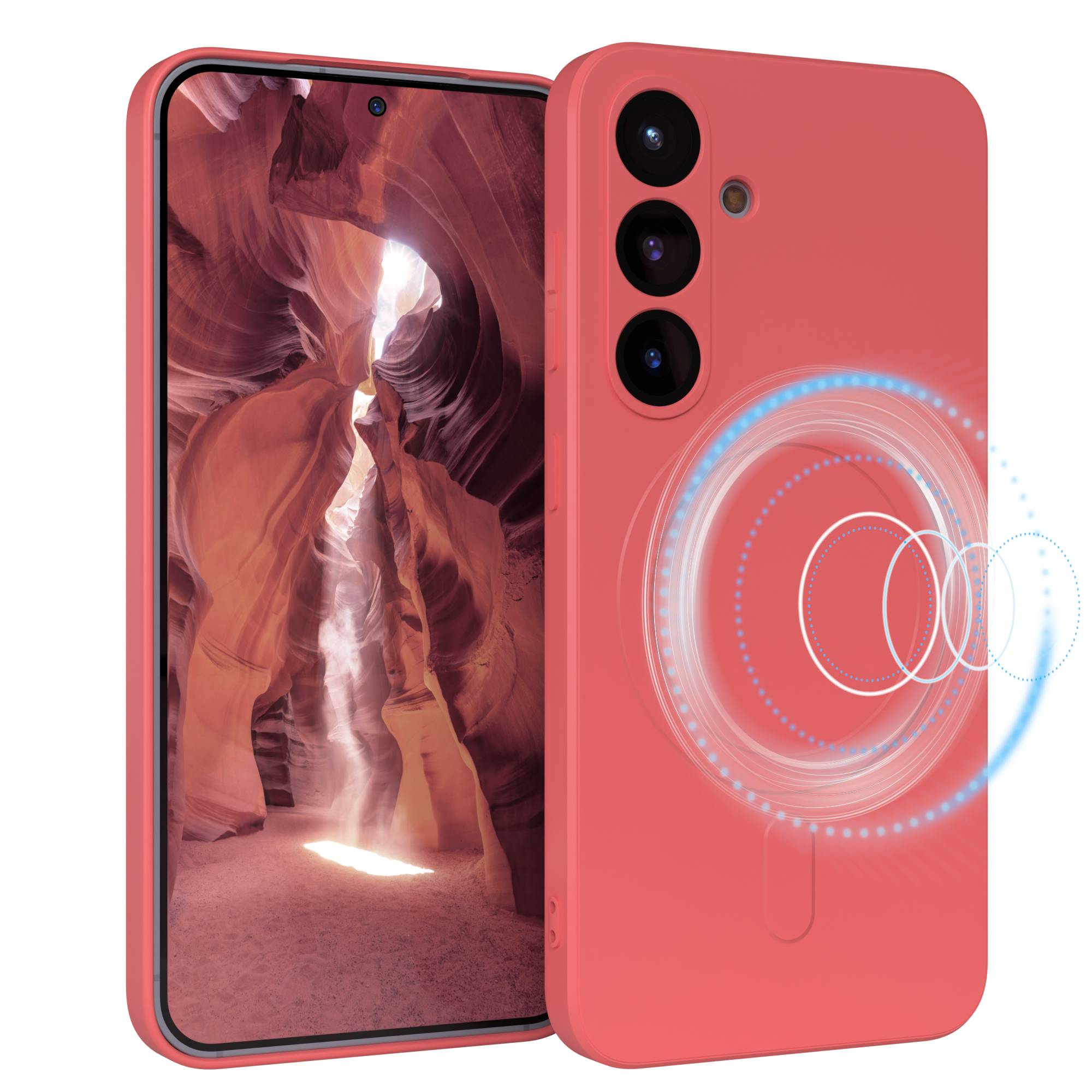 Galaxy S25 Silikonhülle mit MagSafe