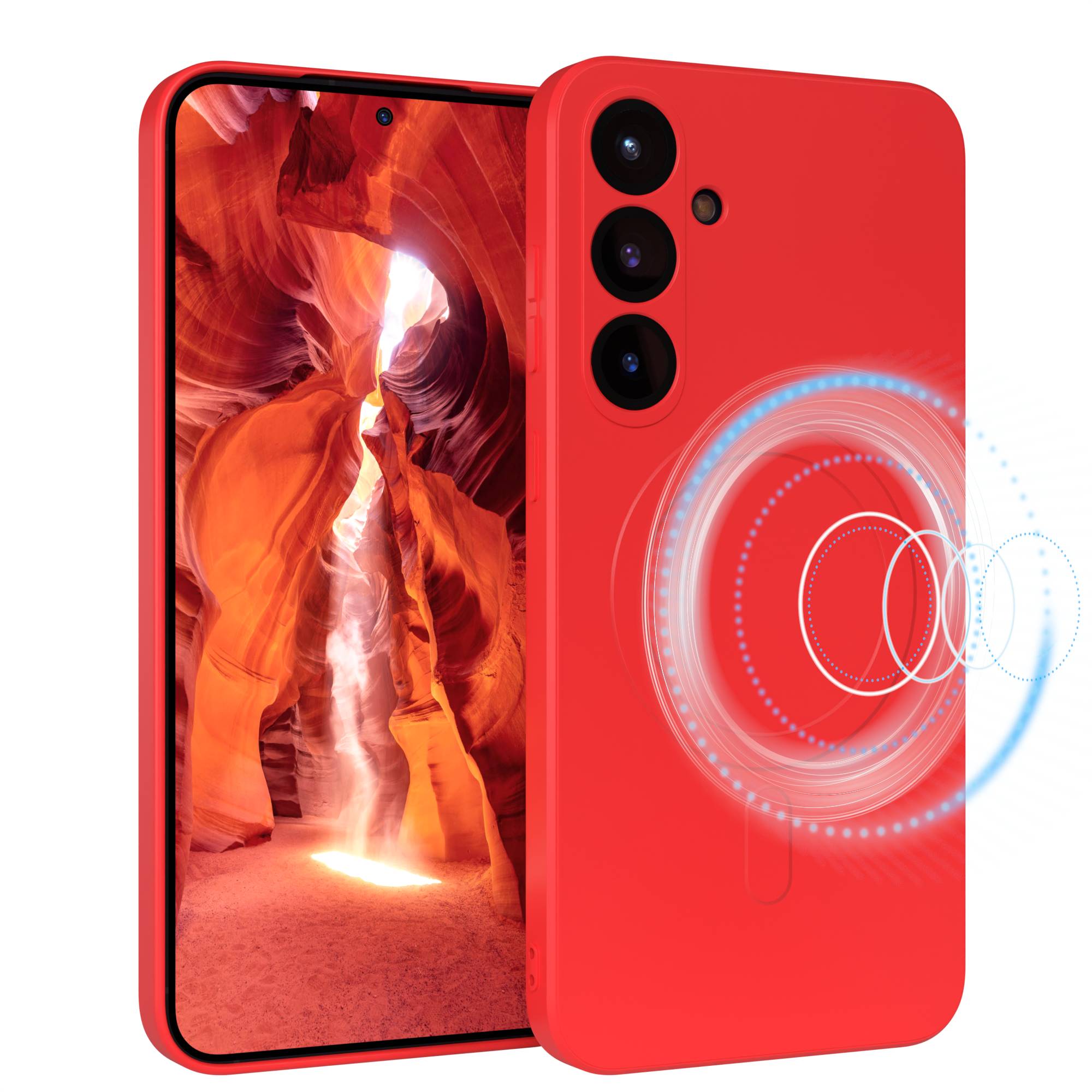 Galaxy S25 Plus Silikonhülle mit MagSafe