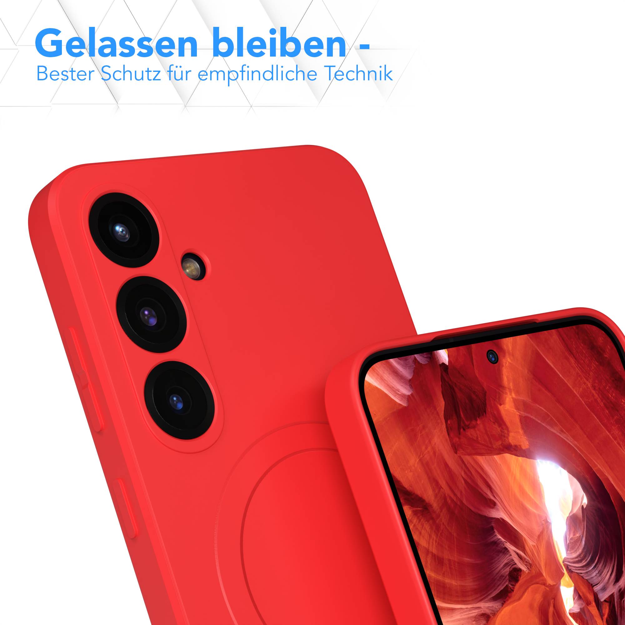 Galaxy S25 Plus Silikonhülle mit MagSafe