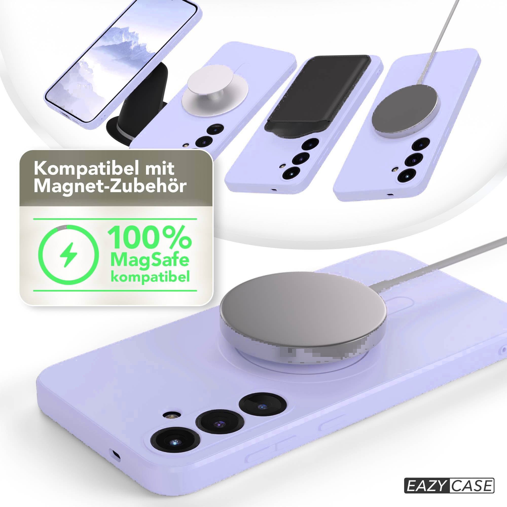 Samsung Galaxy S25 Plus MagSafe Silikonhülle mit Kameraschutz von EAZY CASE