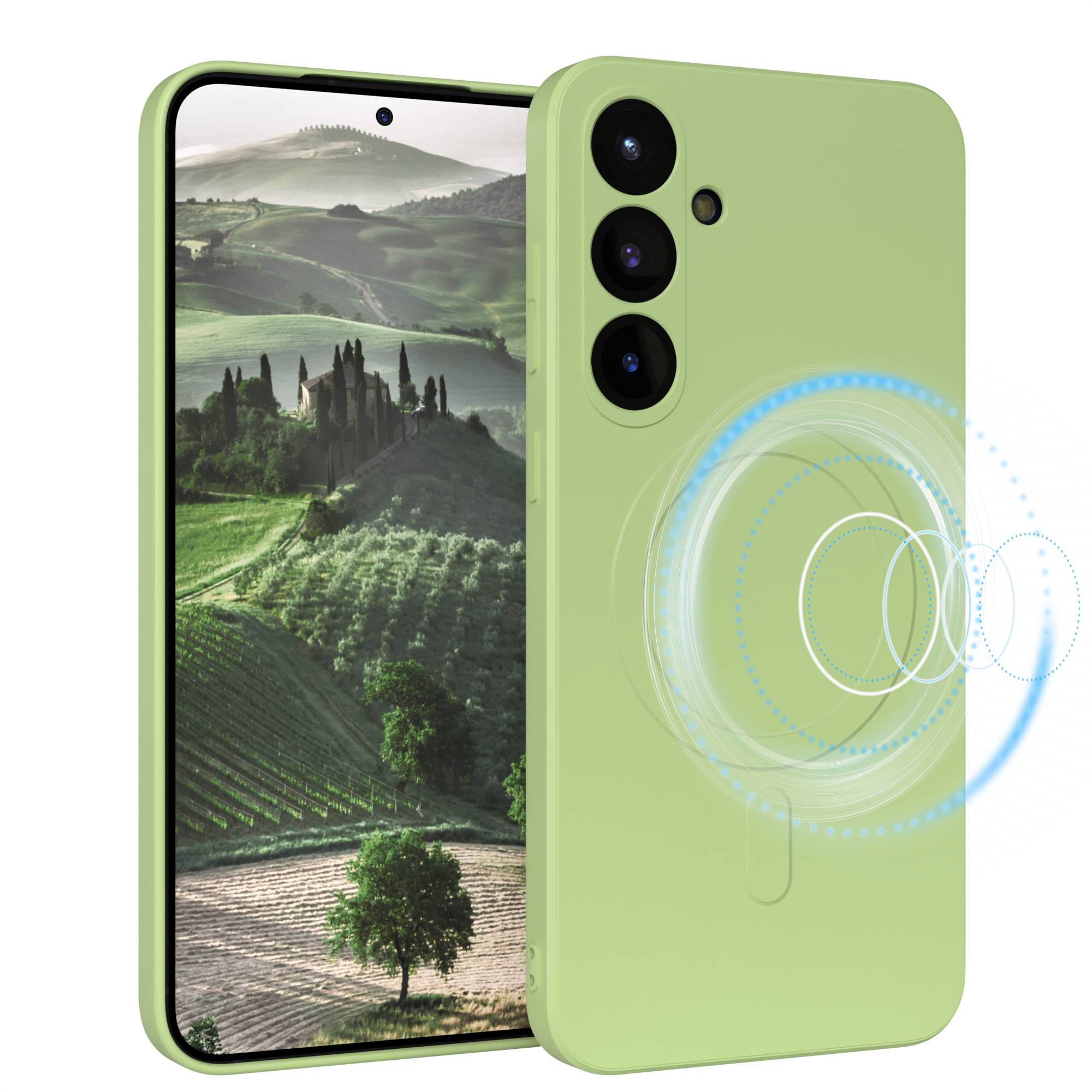 Galaxy S25 Plus Silikonhülle mit MagSafe