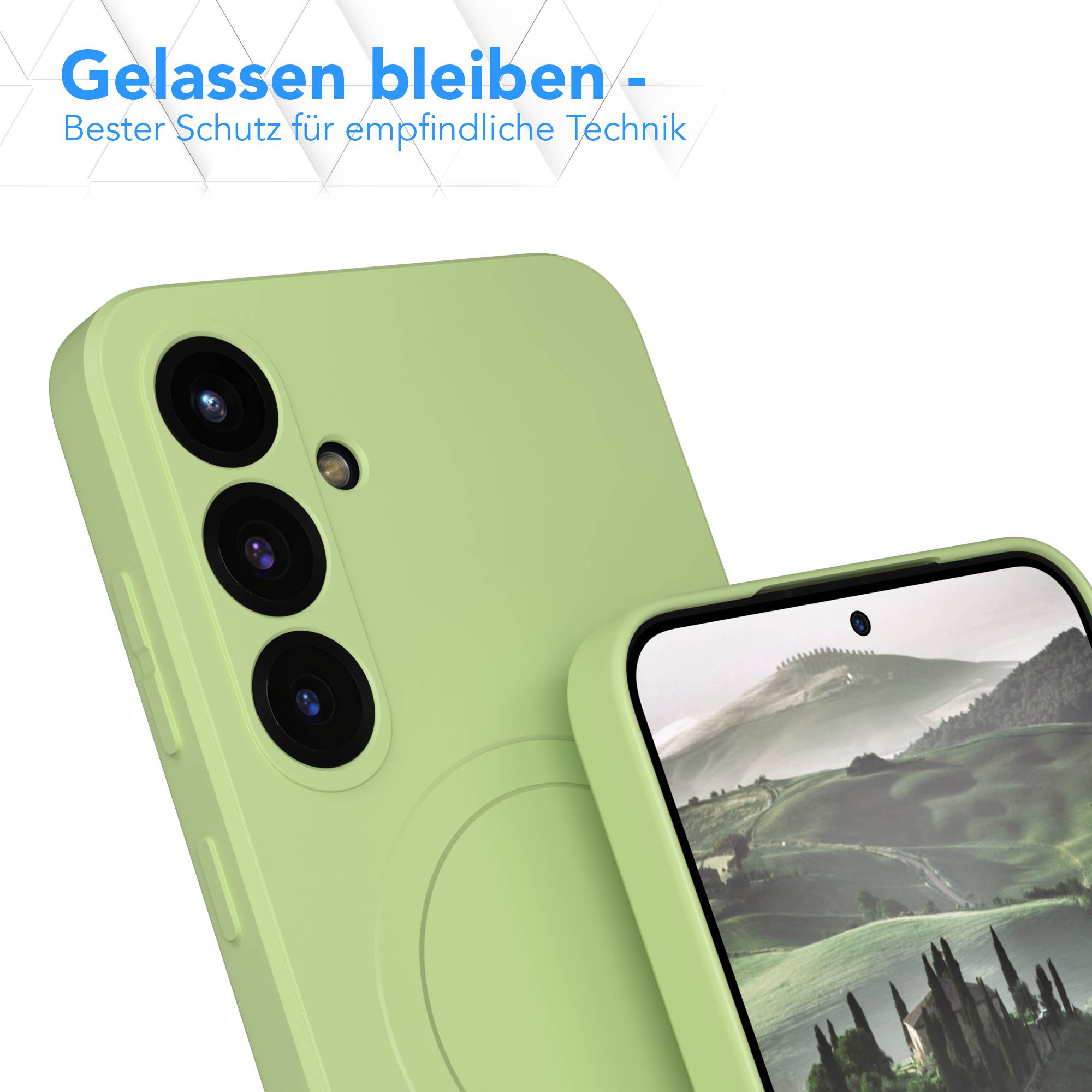 Galaxy S25 Plus Silikonhülle mit MagSafe