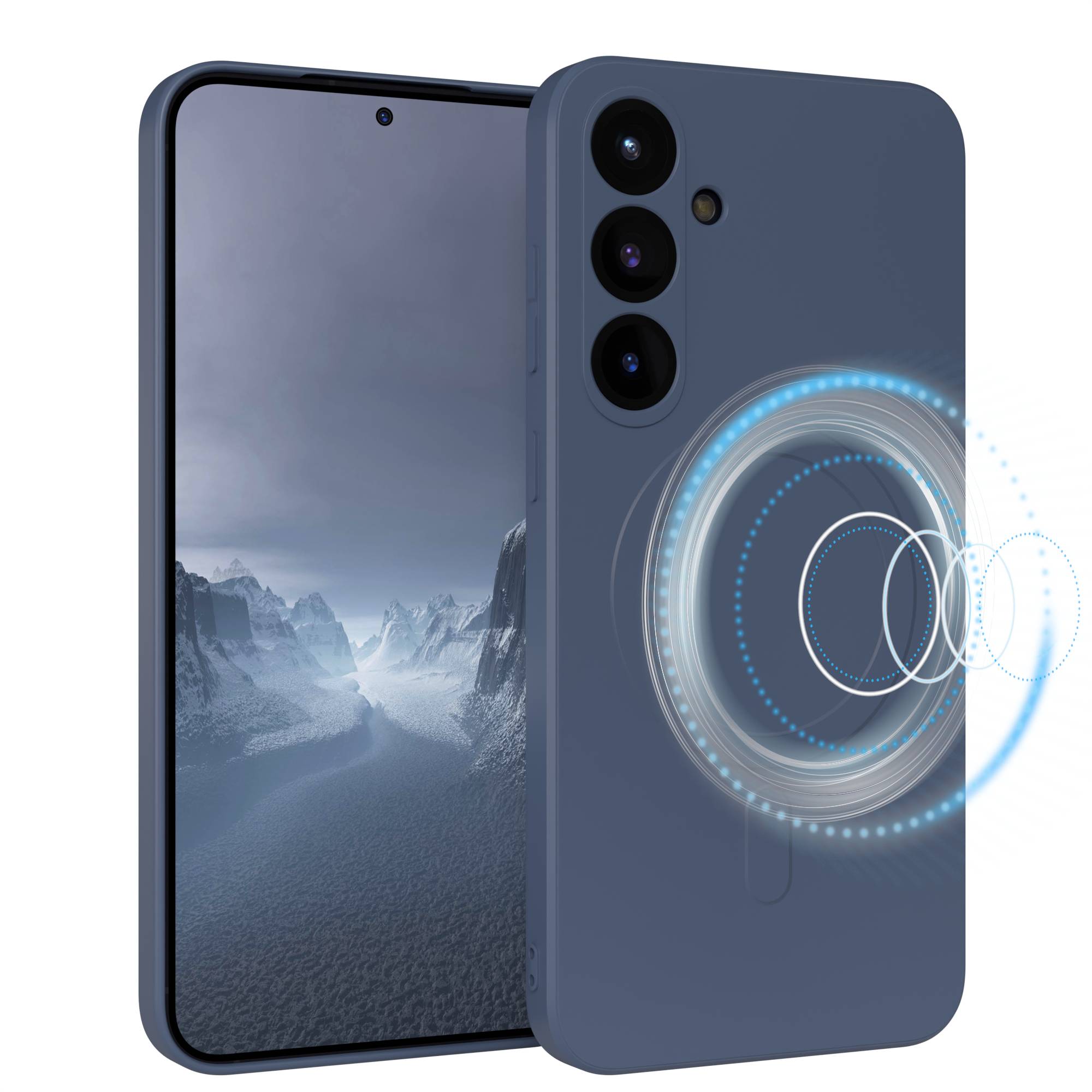 Galaxy S25 Plus Silikonhülle mit MagSafe