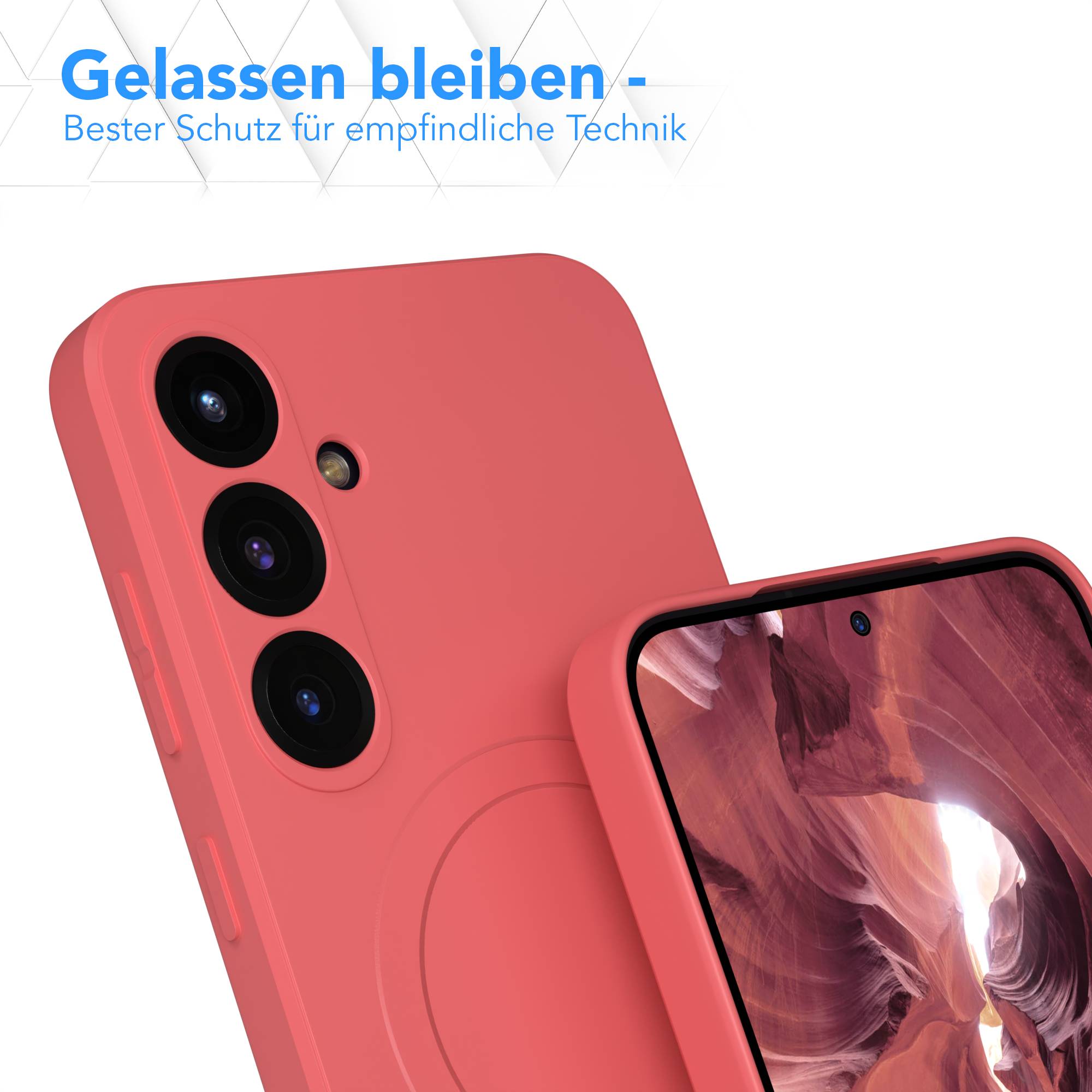 Galaxy S25 Plus Silikonhülle mit MagSafe