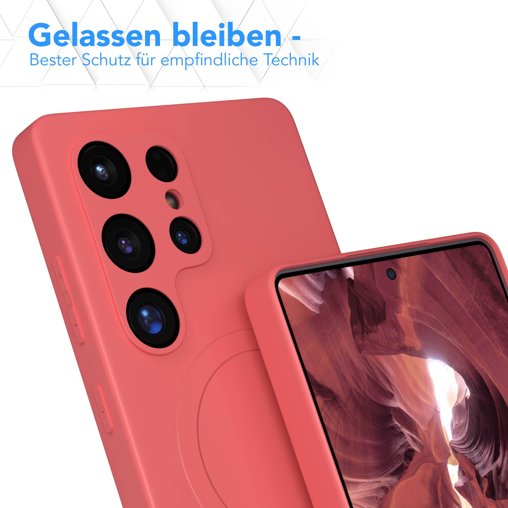 Galaxy S25 Ultra Silikonhülle mit MagSafe