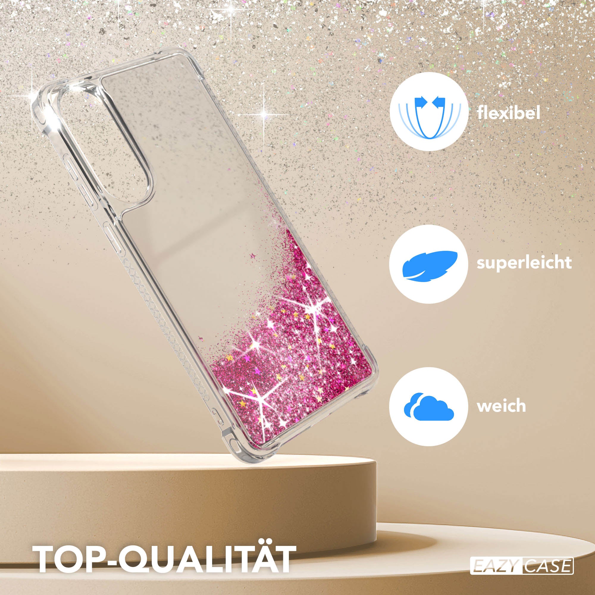 Galaxy S25 Edge Glitzerhülle