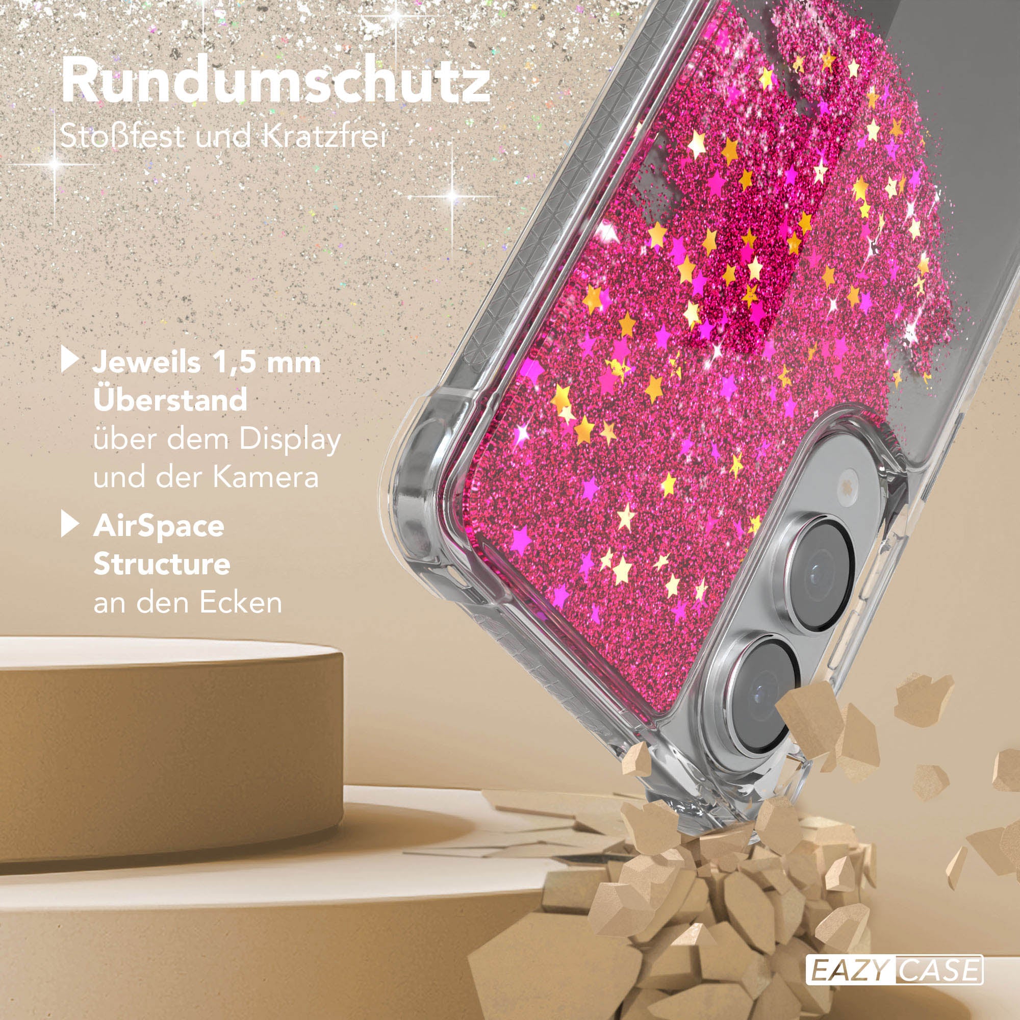 Galaxy S25 Edge Glitzerhülle